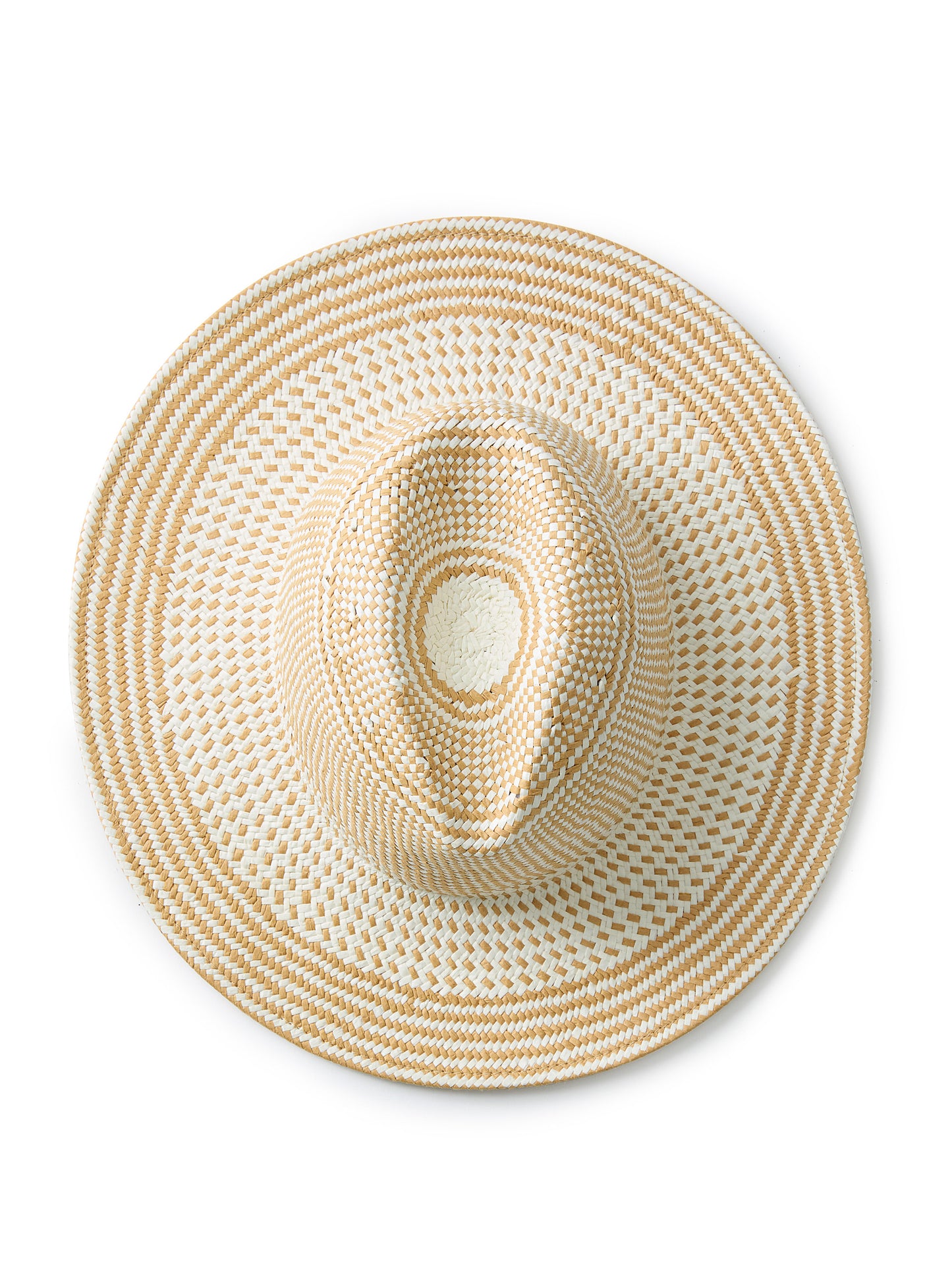 J.McLaughlin Sundrift hat in natural made with straw.