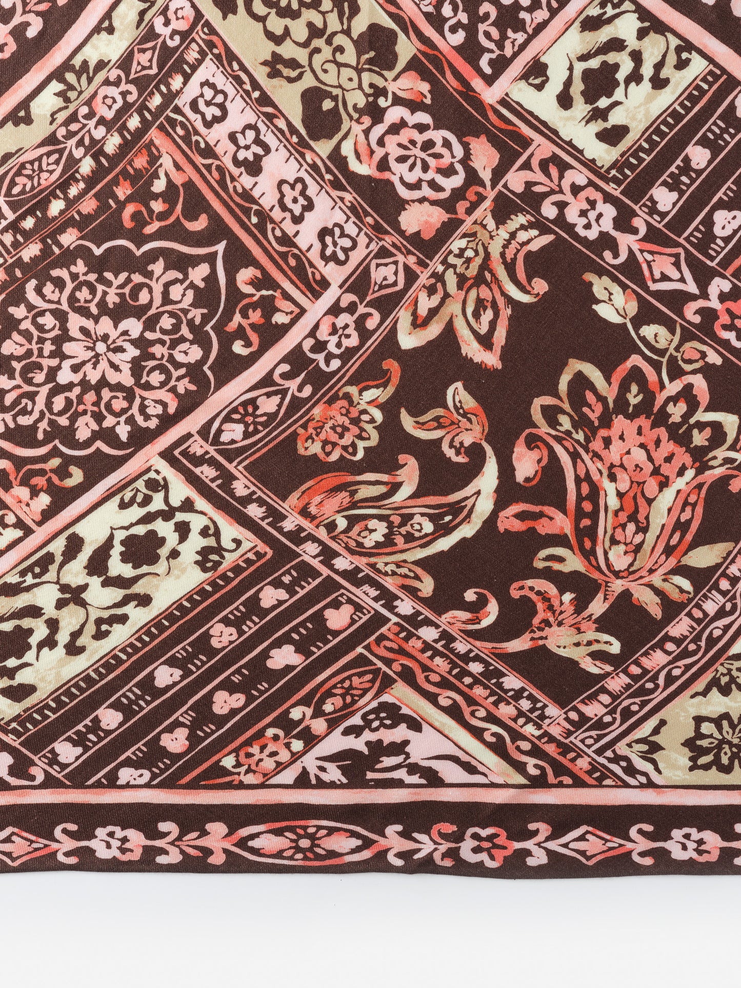 J.McLaughlin Sarita scarf in pink/brown made with cashmere and silk.