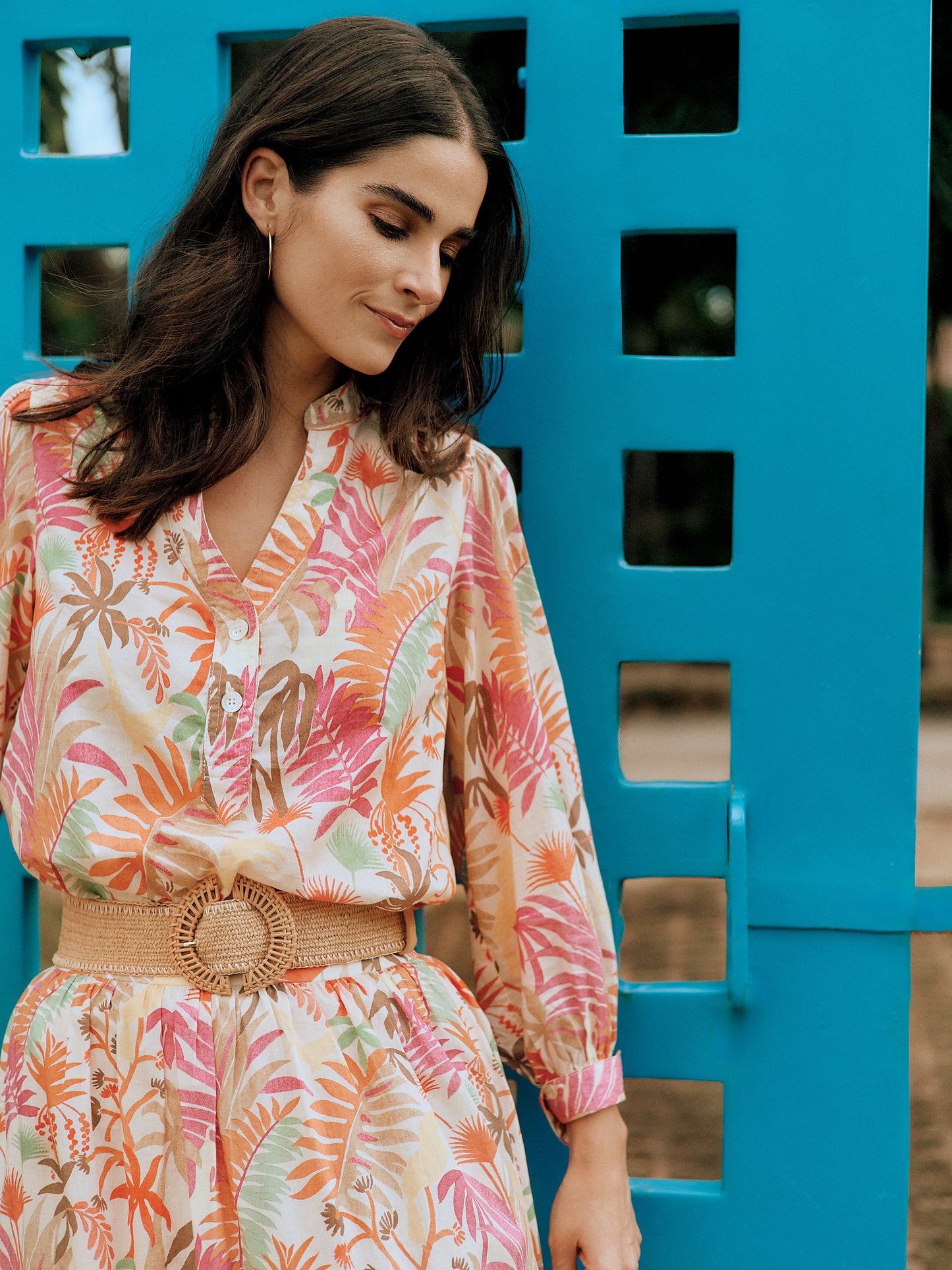 J.McLaughlin Millie belt in natural made with polypropylene.
