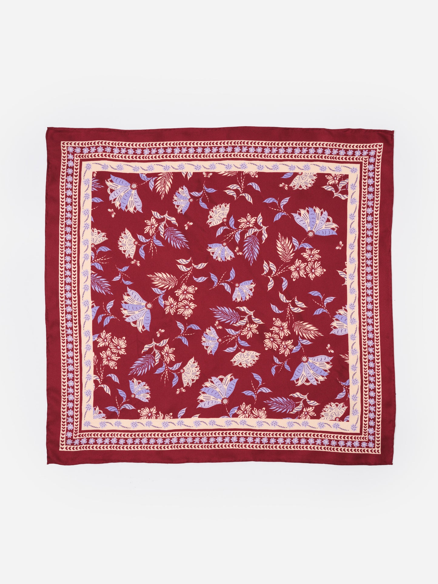 The Eloise Silk Scarf in Hastings Garden