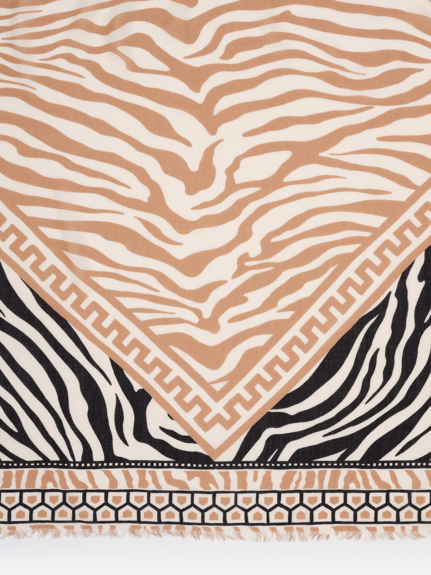 The Katherine Scarf in Wild Medley Border