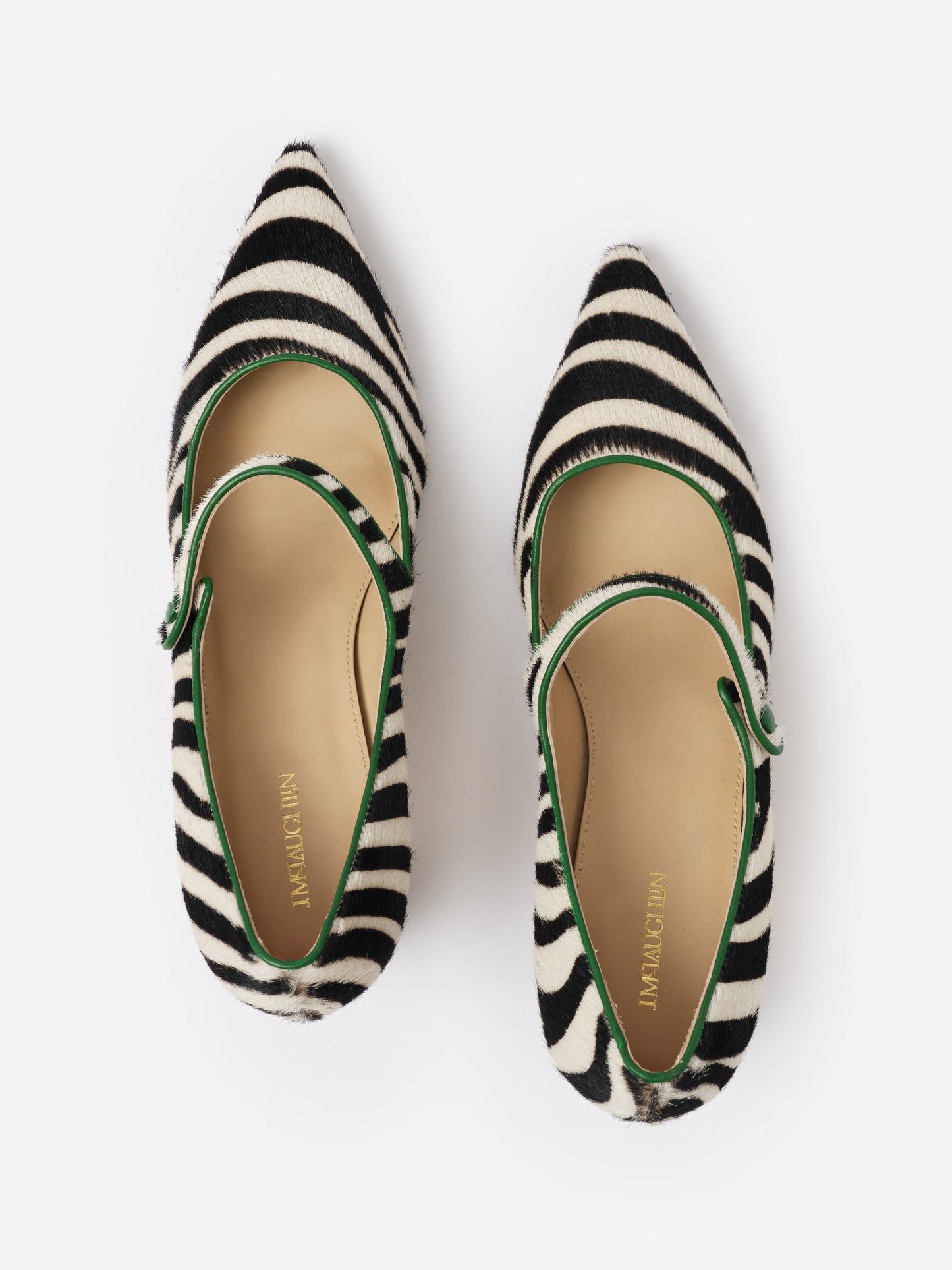 Katie Calf Hair Pumps in Zebra