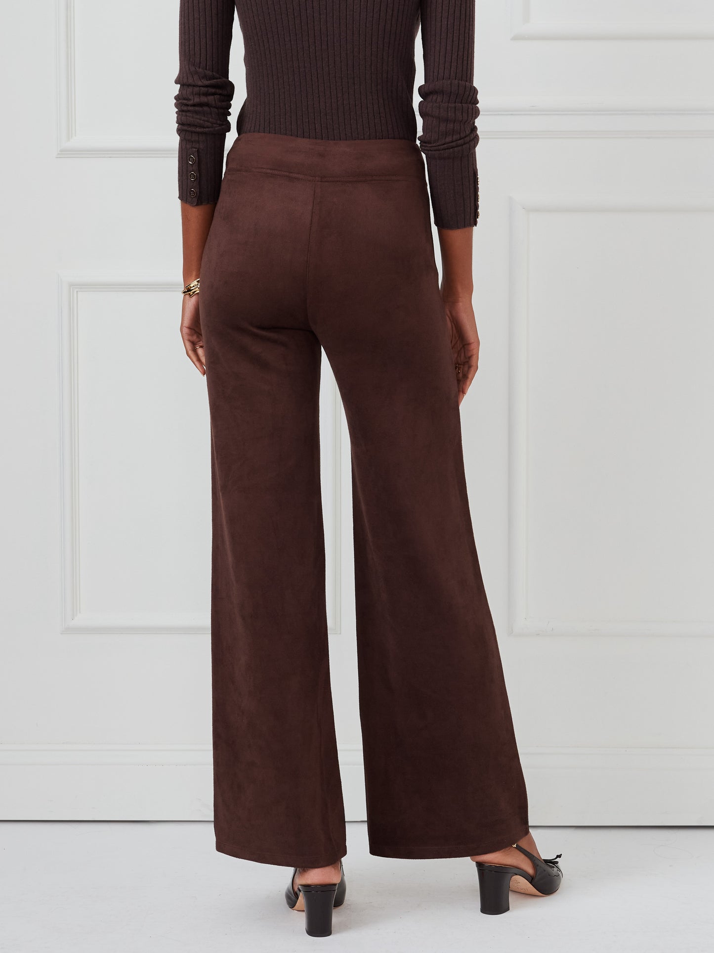J.McLaughlin Anderson pants in mocha made with polyester/spandex.
