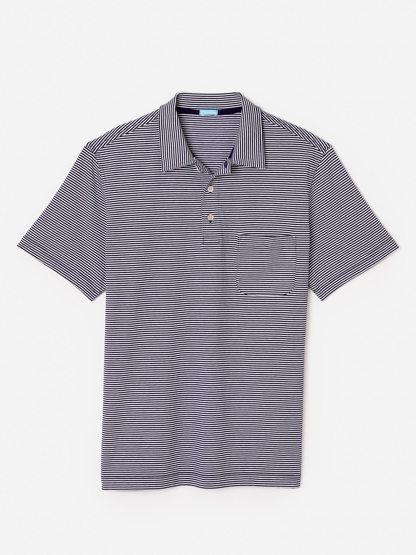 Callahan Cotton Polo in Stripe