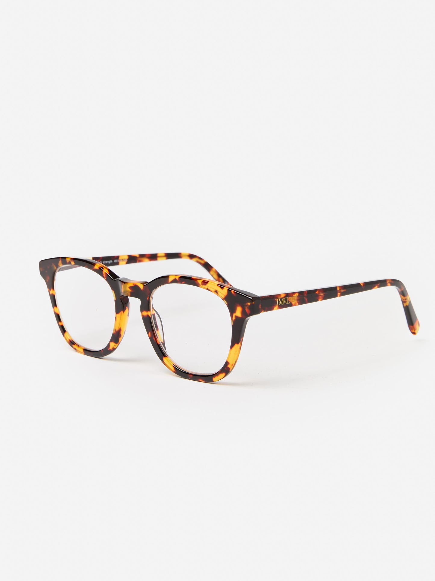 J.McLaughlin Lana readers in brown made with acetate.