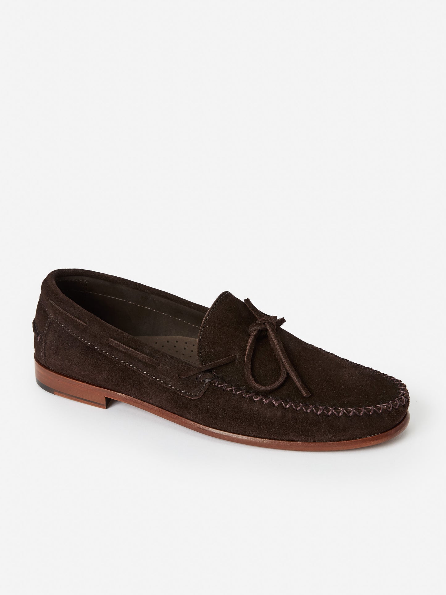 J.McLaughlin Camden shoes in dark brown made with suede.
