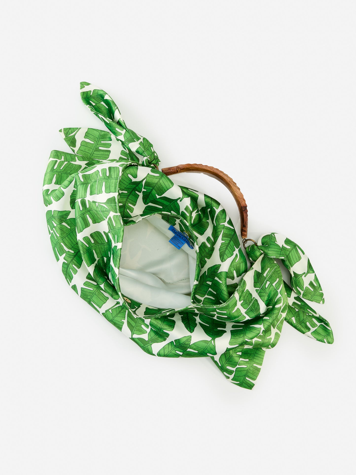 J.McLaughlin Courtney bag in off white/green made with polyester.