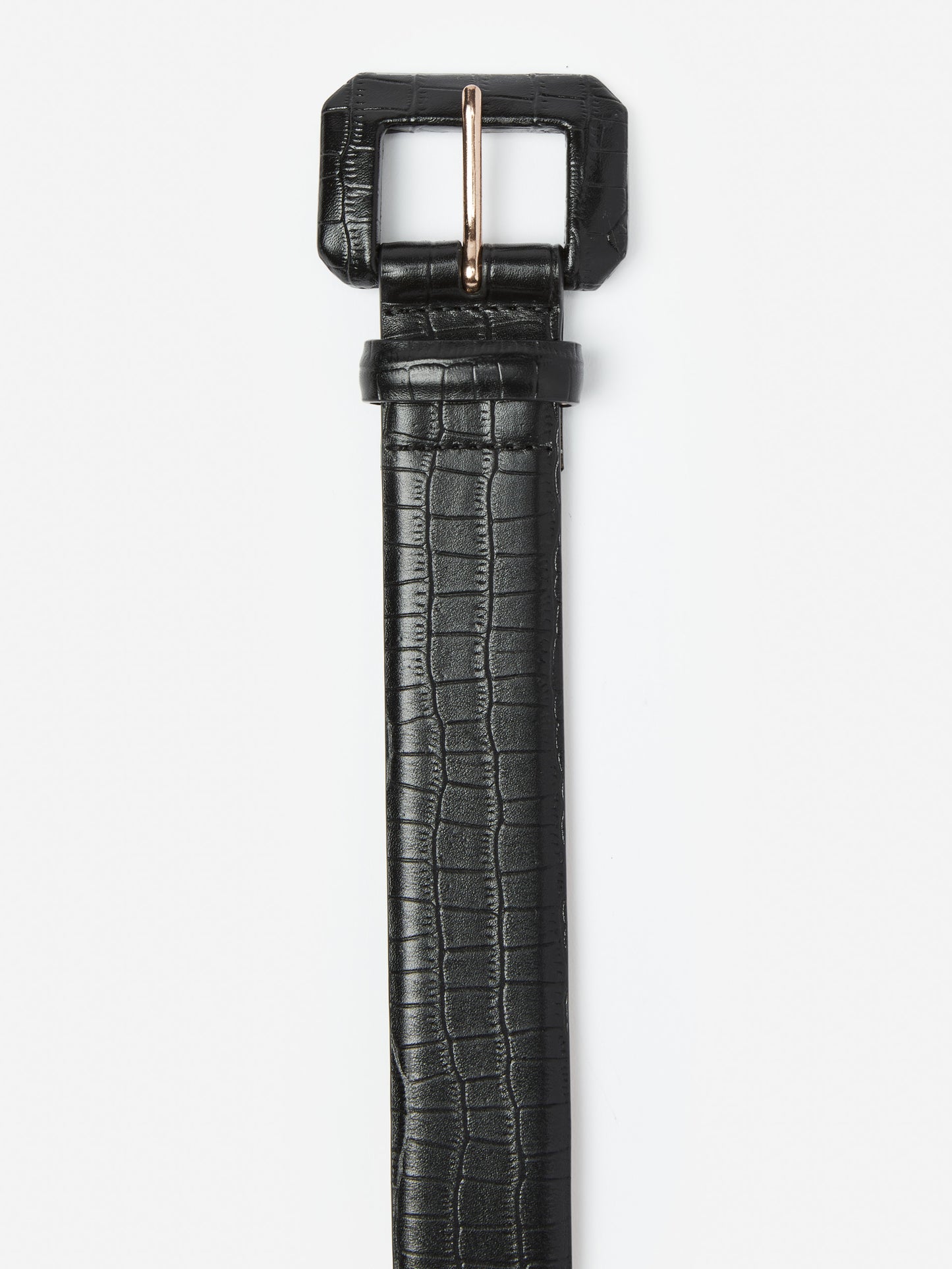 J.McLaughlin Dacia belt in black made with leather.