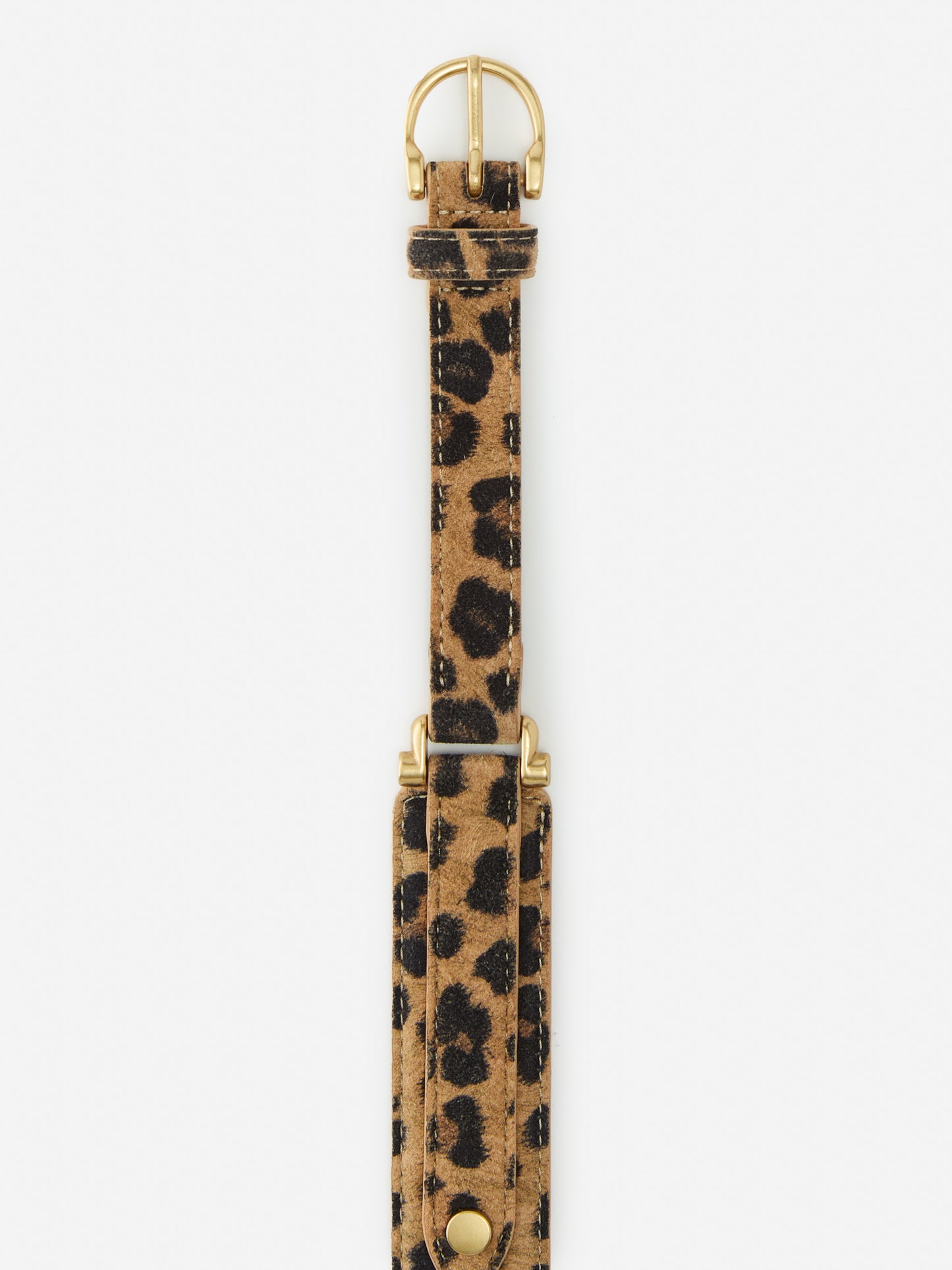 J.McLaughlin Danica belt in brown/multi made with suede.