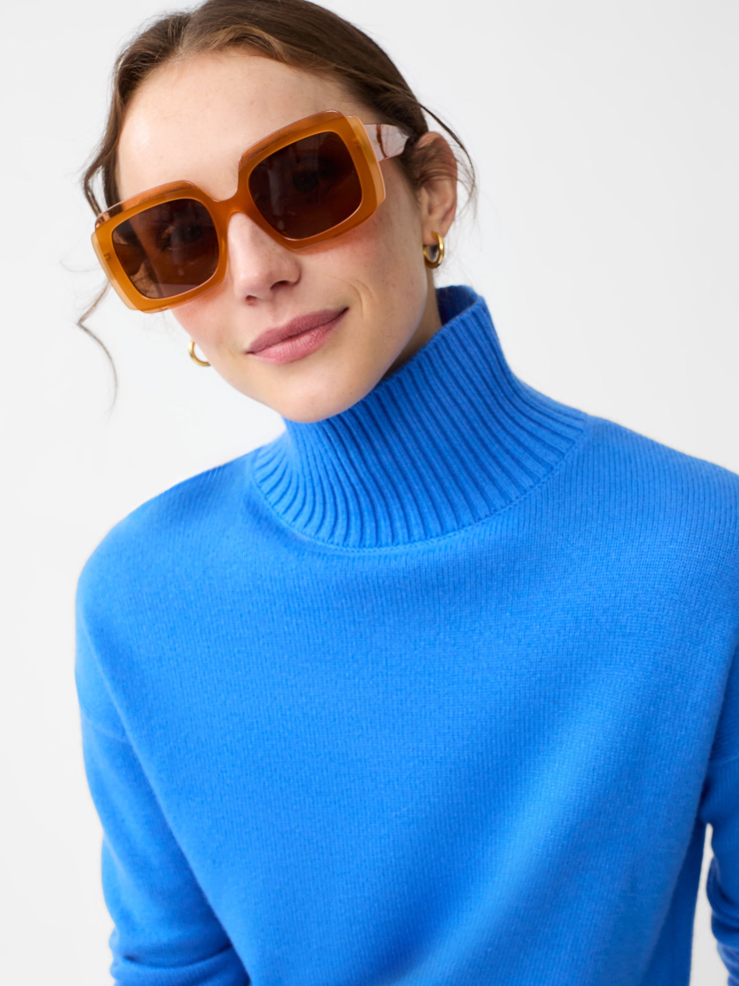 J.McLaughlin Velma sunglasses in amber made with Acetate.