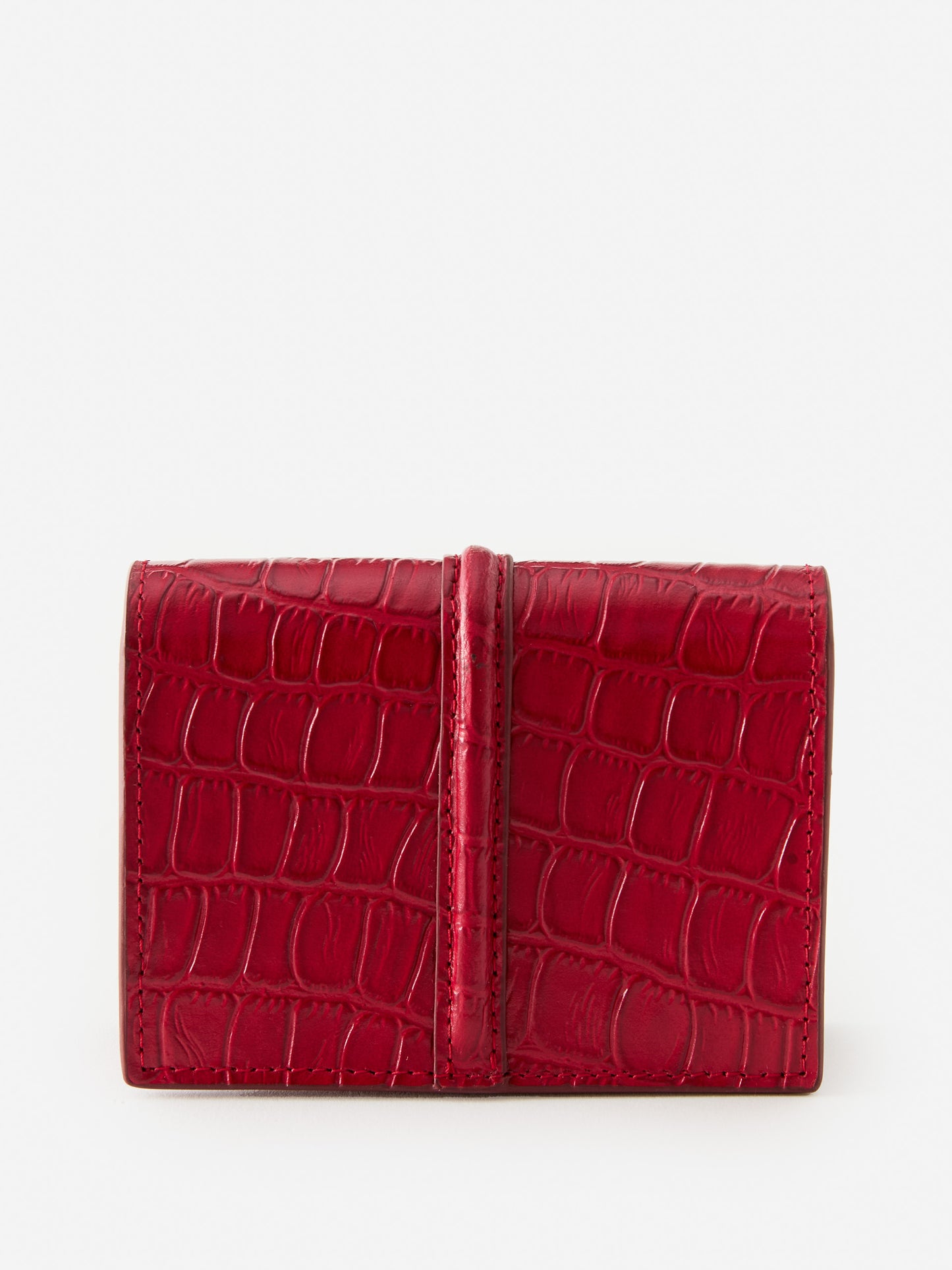 J.mcLaughlin Dinah wallet in red made with leather.