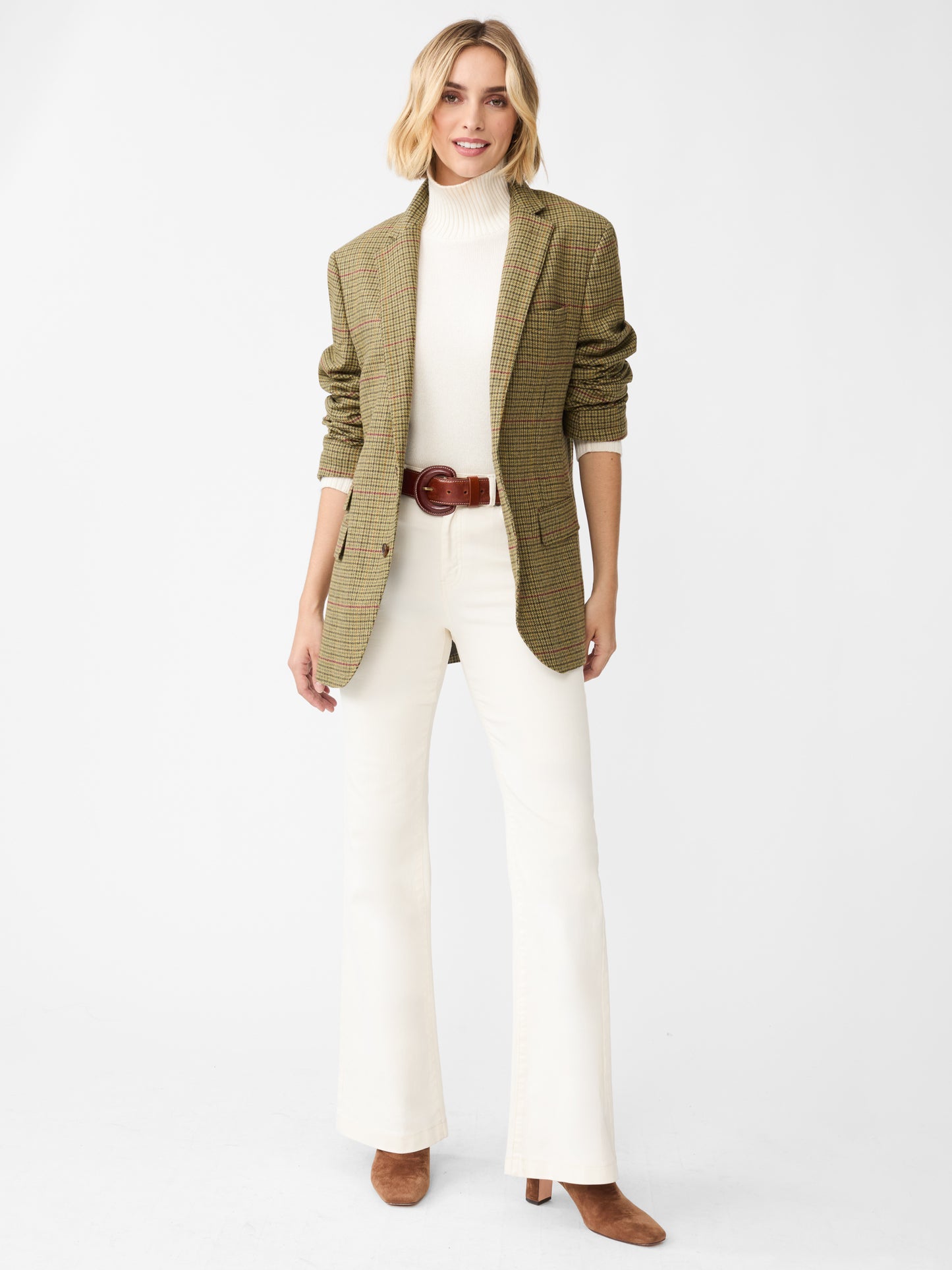 J.McLaughlin Domino jeans in natural made with woven denim.