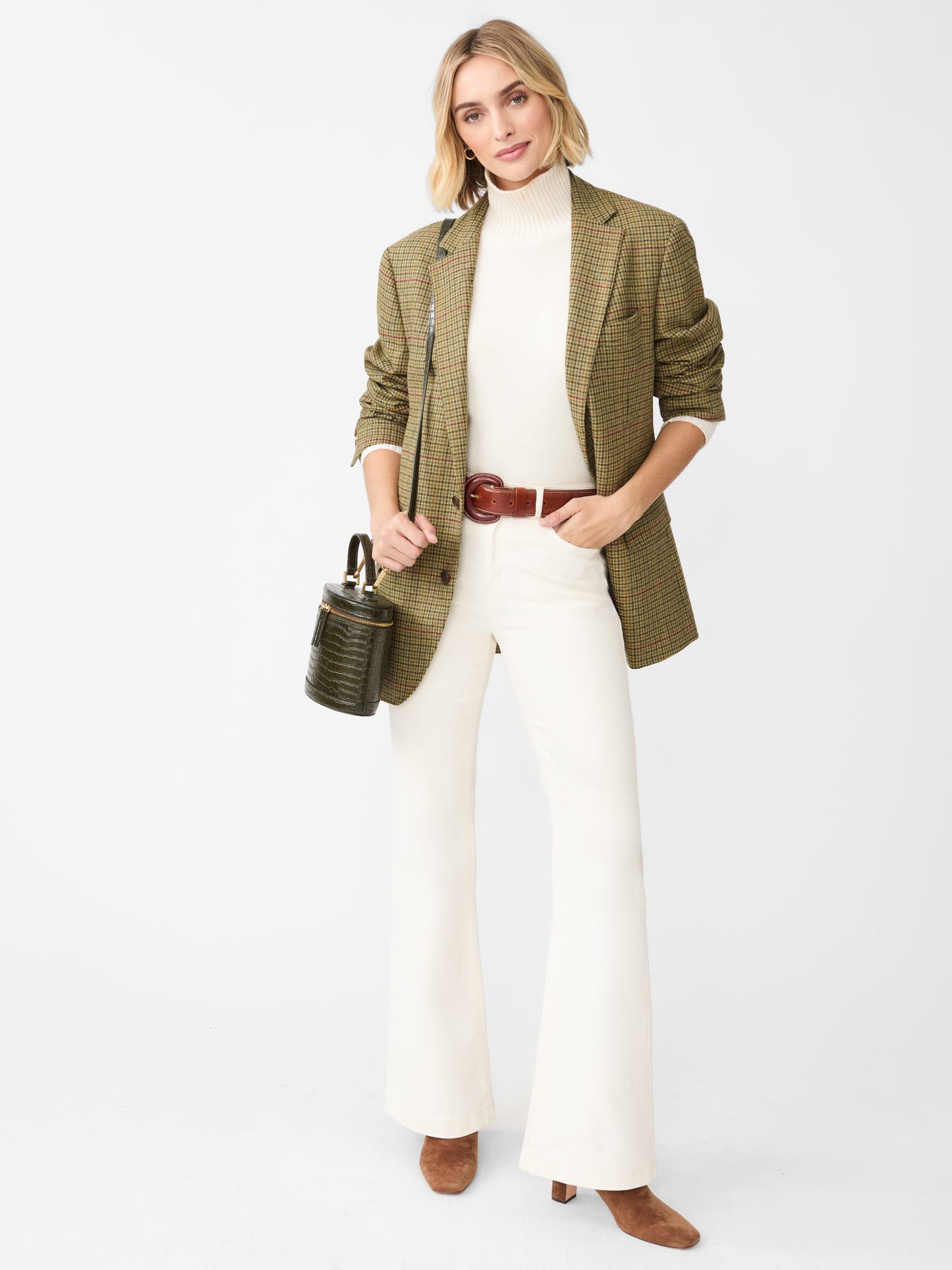 J.McLaughlin Domino jeans in natural made with woven denim.