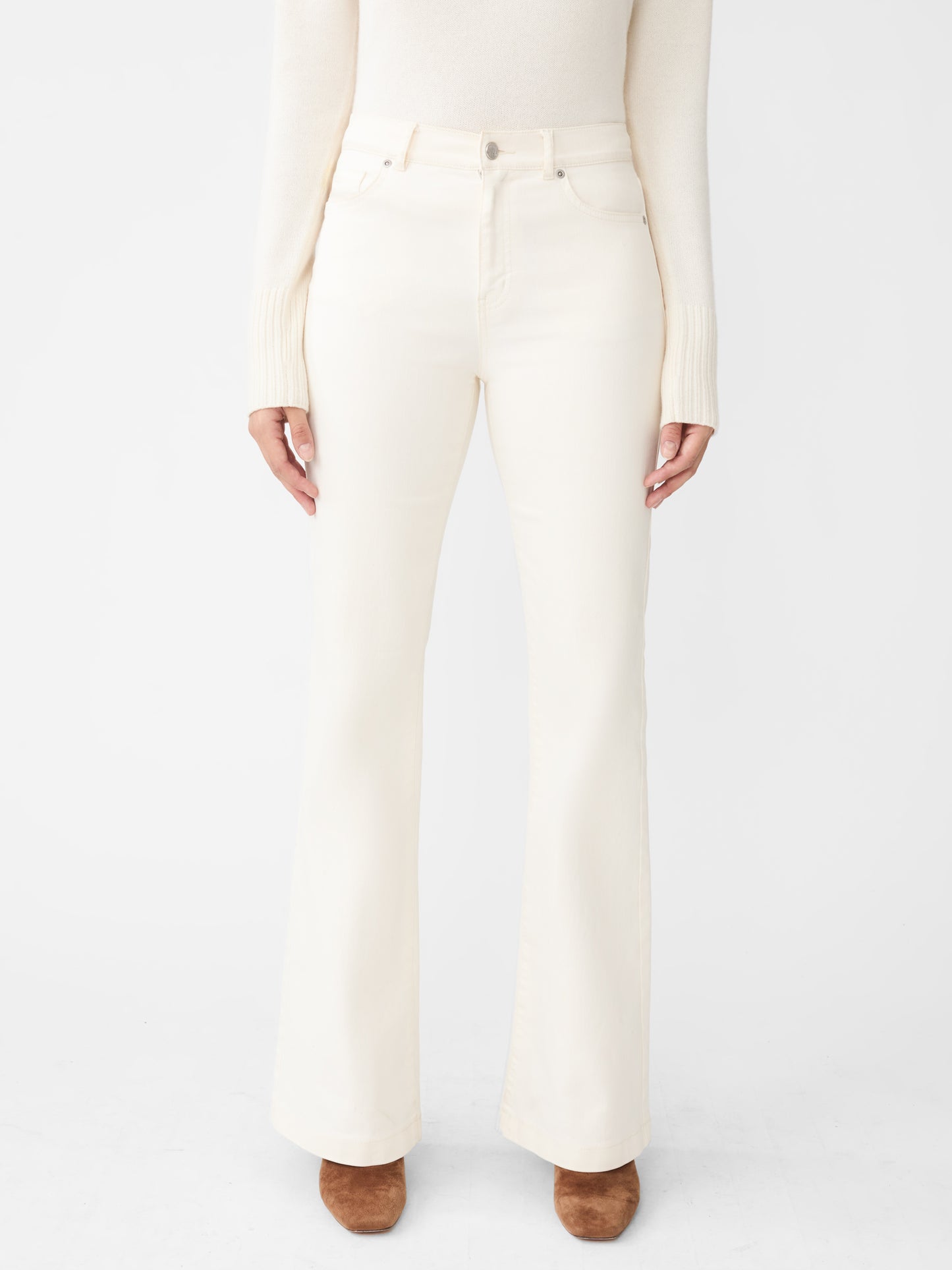 J.McLaughlin Domino jeans in natural made with woven denim.