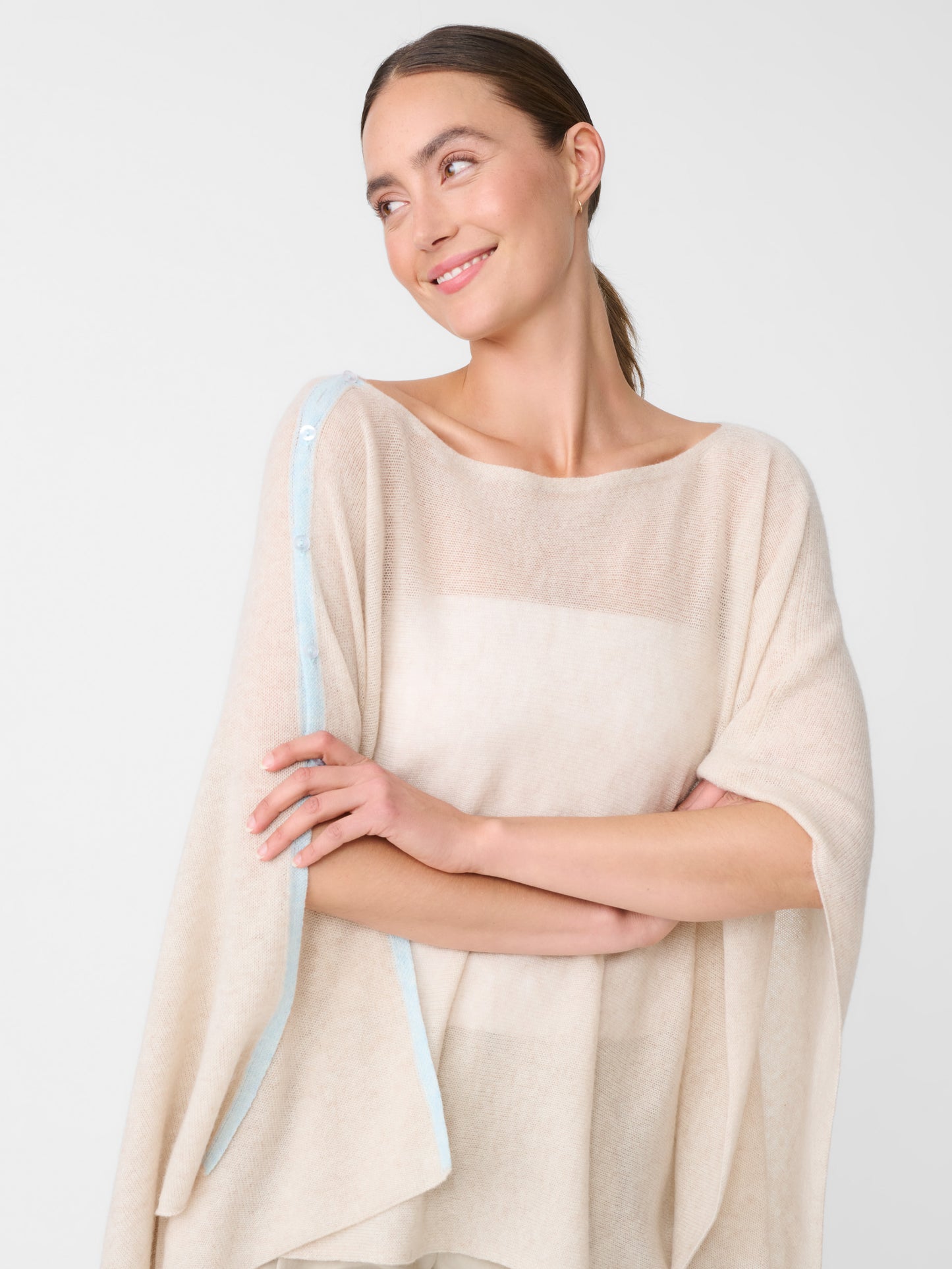Doris Cashmere Poncho