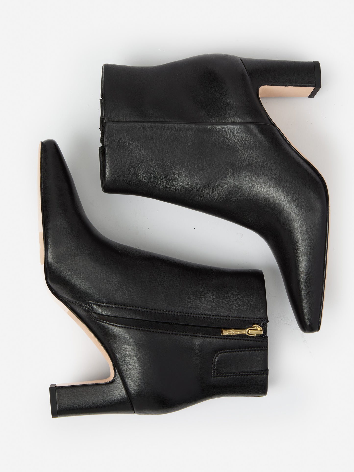 J.McLaughlin Eden boots in black made with leather.