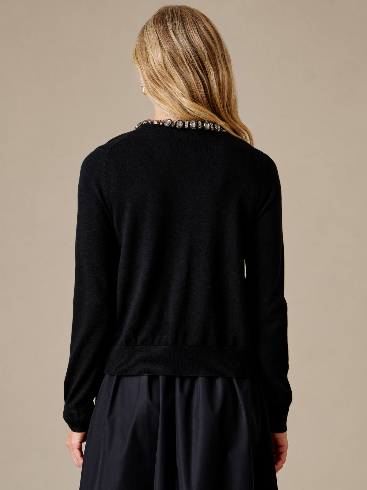 Pearl Embellished Cardigan