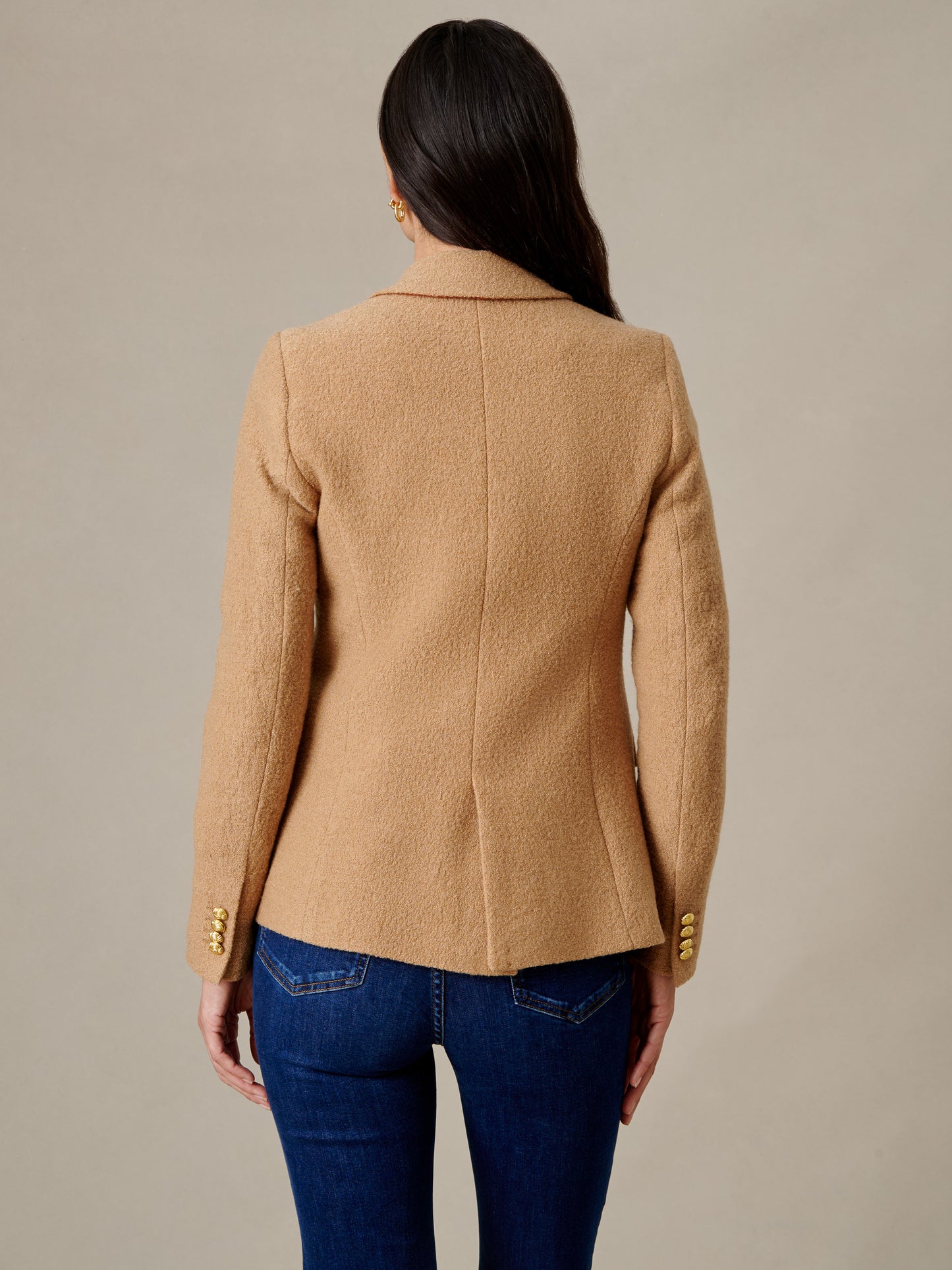 Genevieve Wool Boucle Blazer