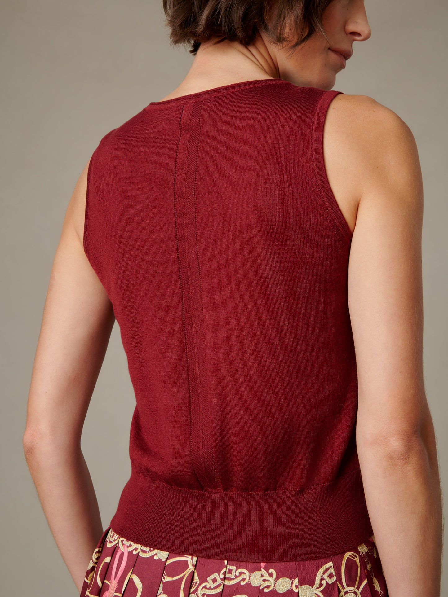 Lucy Silk Blend Sweater Tank