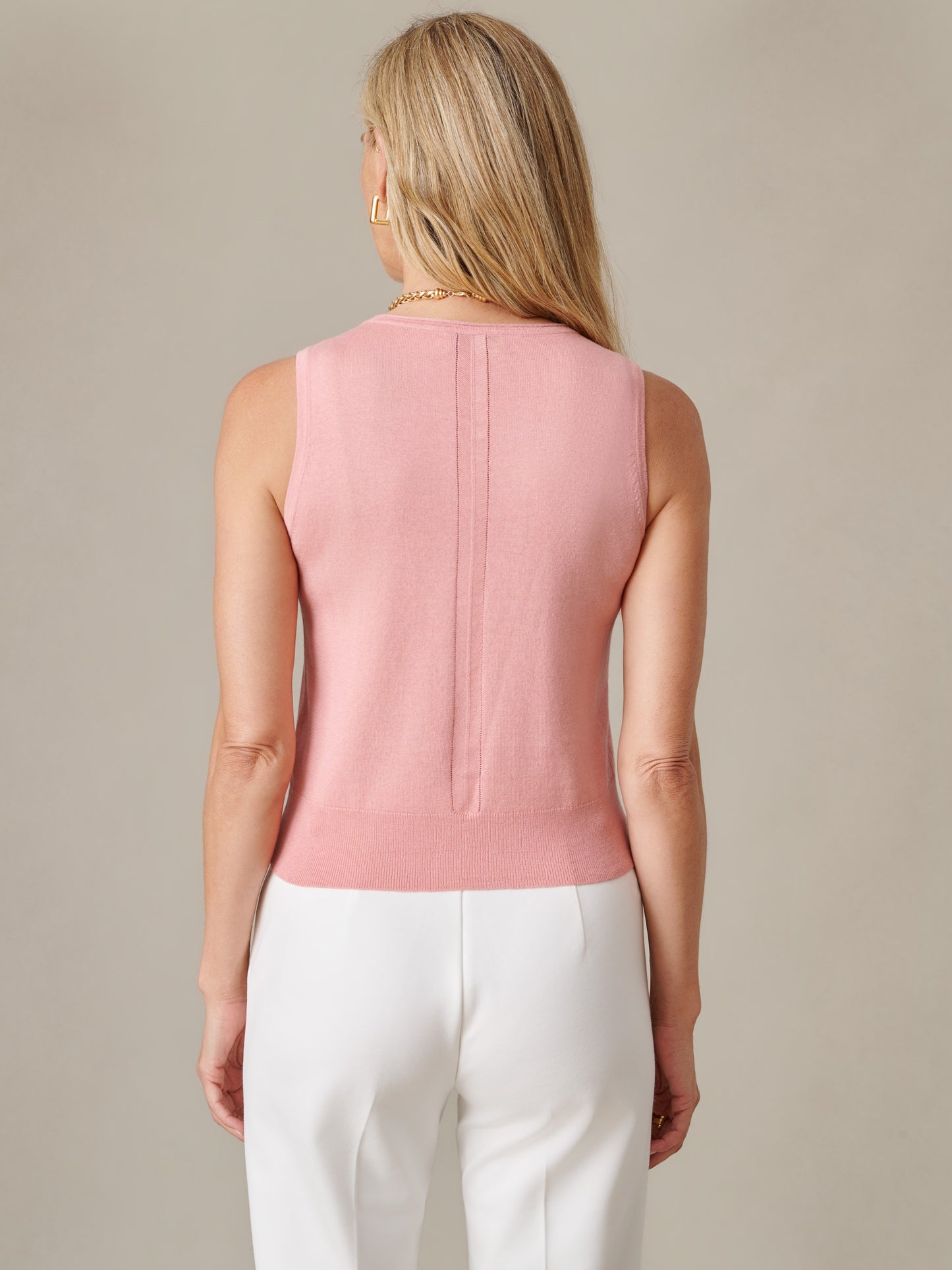 Lucy Silk Blend Sweater Tank