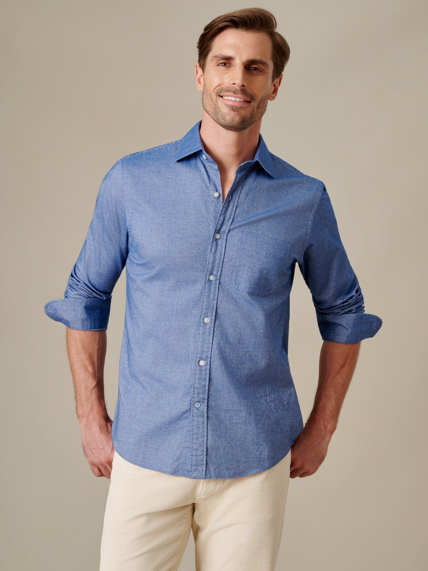 Gramercy Brushed Cotton Shirt