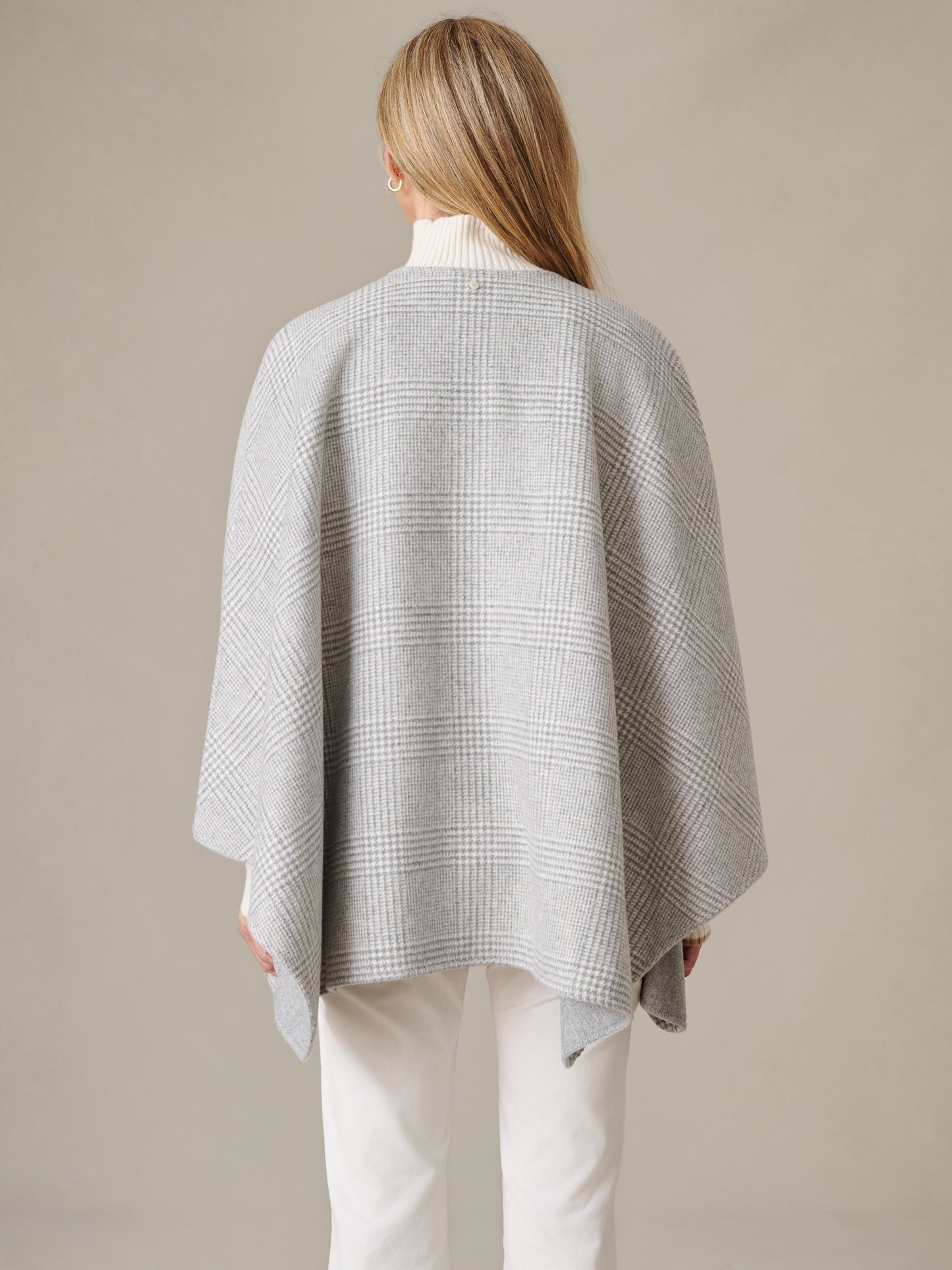 Haley Reversible Cape in Plaid