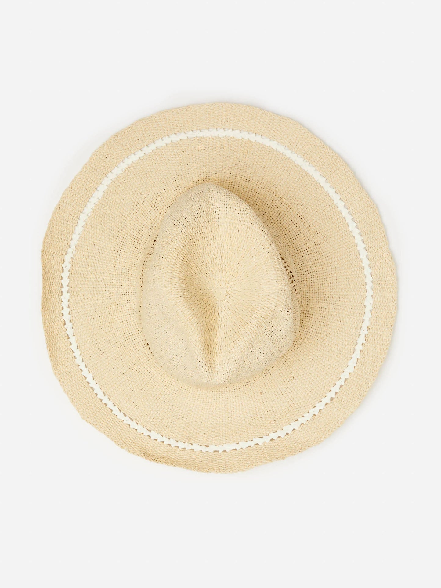 J.McLaughlin Maribel wide brim hat in off white made with raffia.