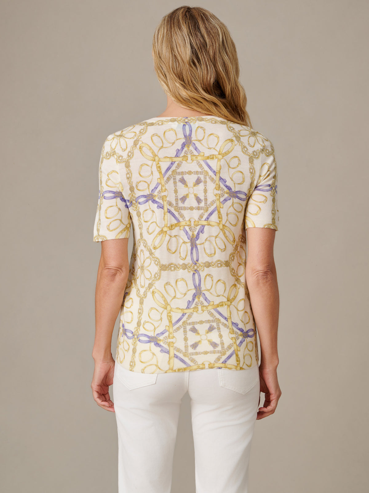 Joelle Sweater in Mini Heraldic Tassel