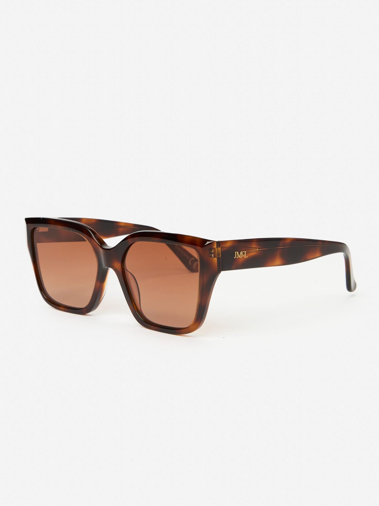 J.McLaughlin Diya sunglasses in brown made with acetate.