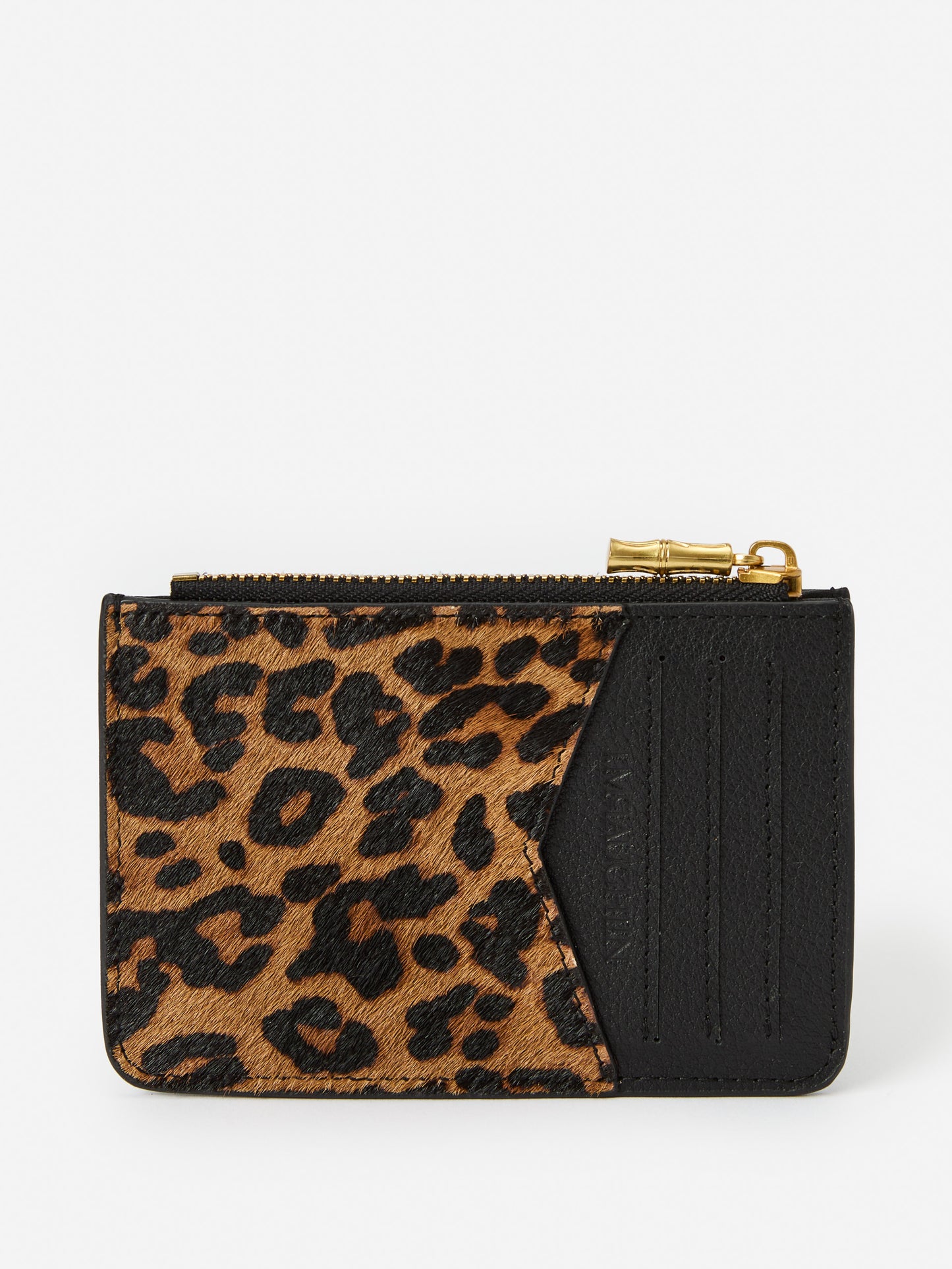 J.McLaughlin Libi Wallet in brown/multi made with pony hair/leather.
