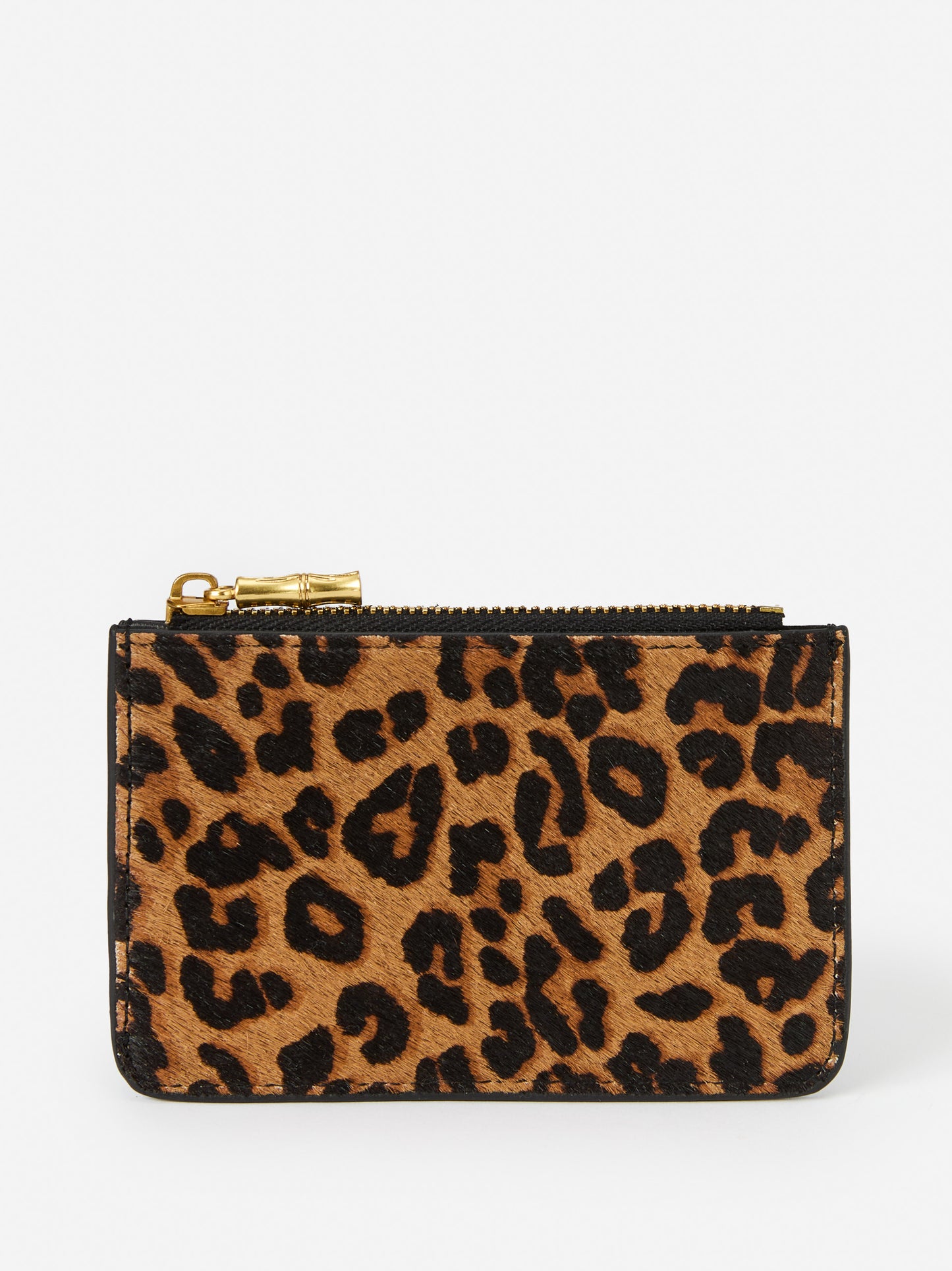 J.McLaughlin Libi Wallet in brown/multi made with pony hair/leather.