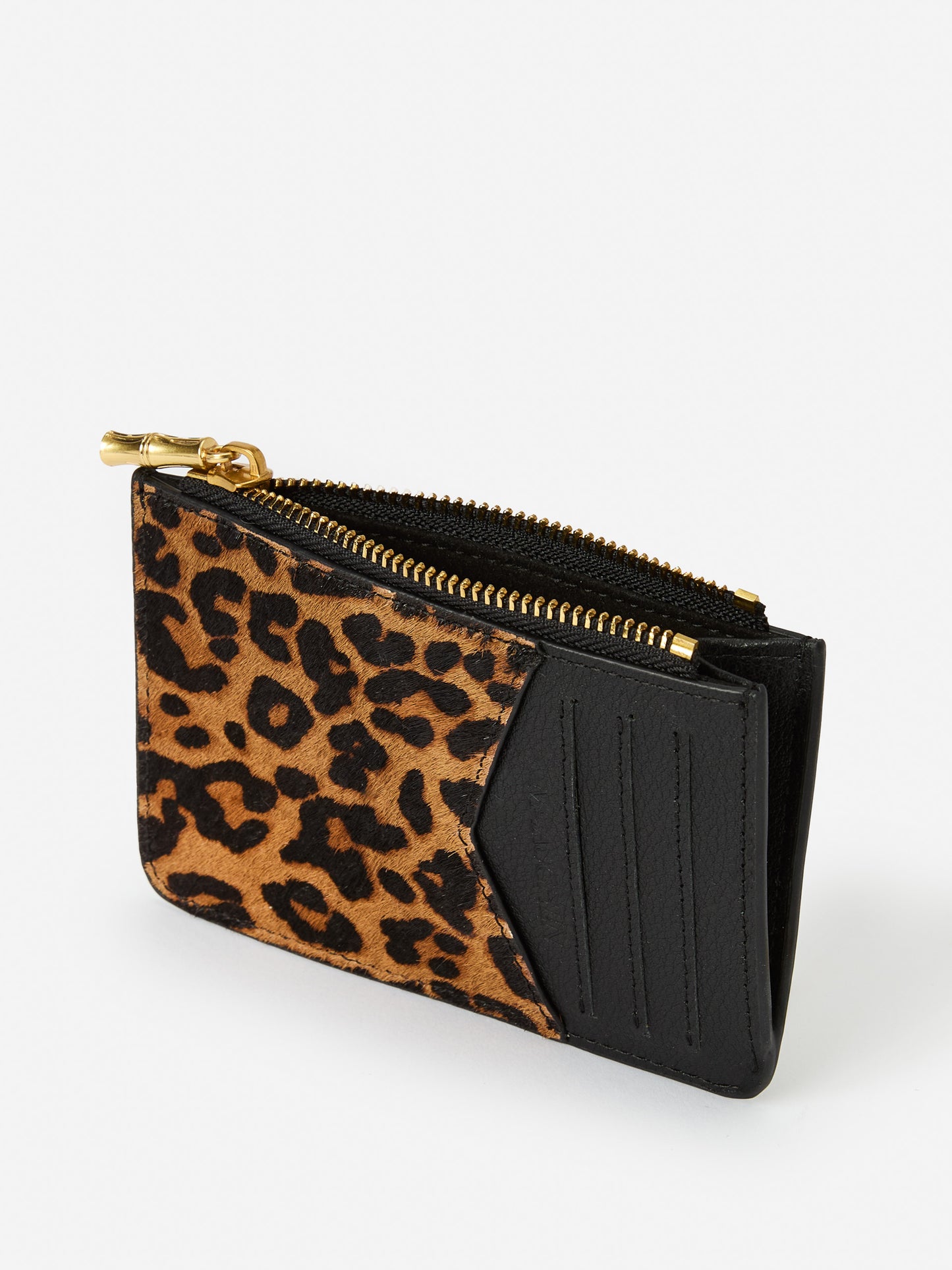 J.McLaughlin Libi Wallet in brown/multi made with pony hair/leather.