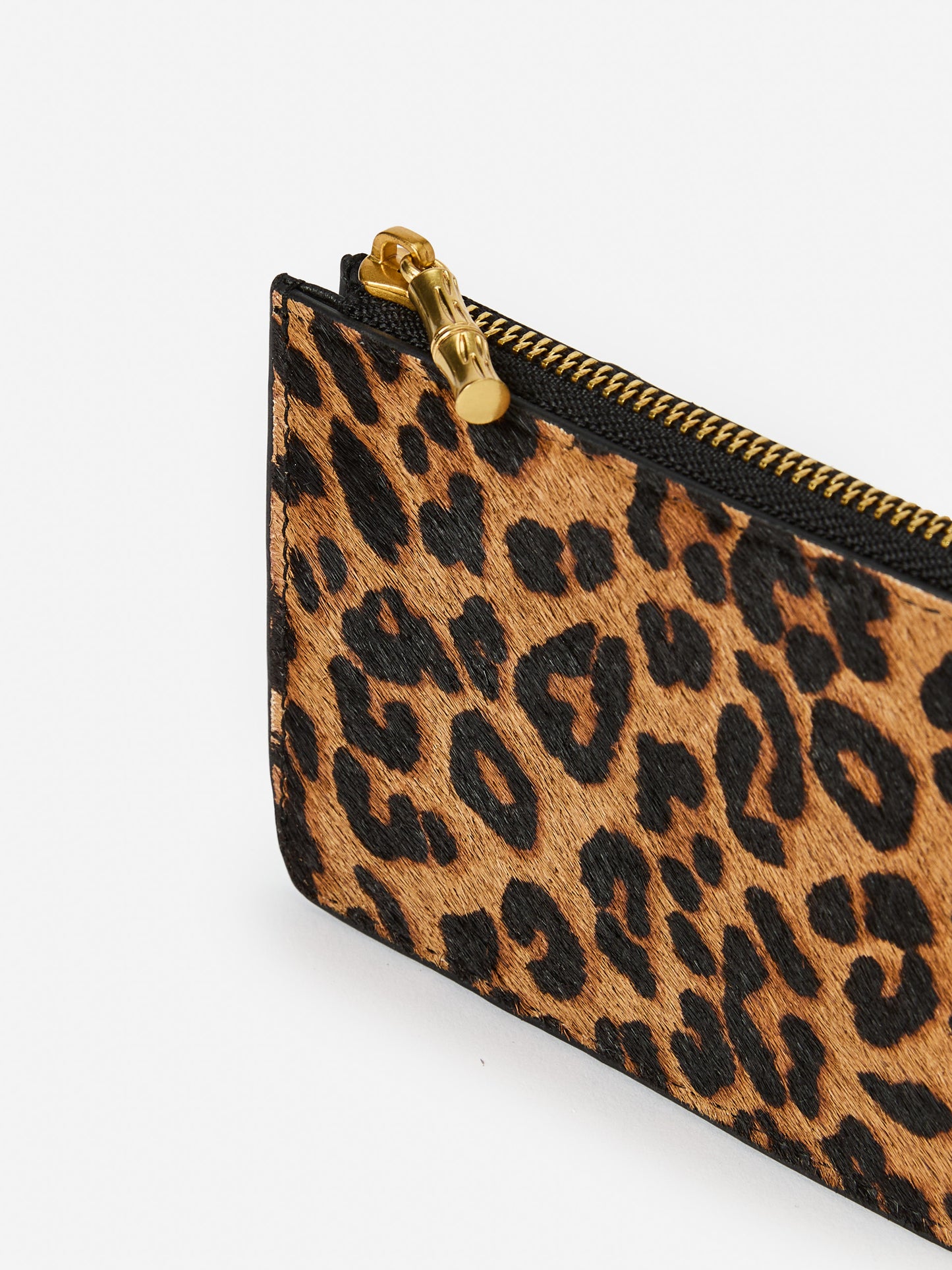 J.McLaughlin Libi Wallet in brown/multi made with pony hair/leather.