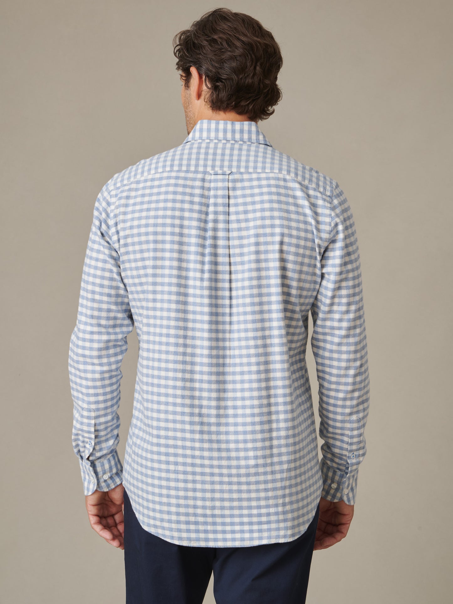 Gramercy Brushed Cotton Shirt in Gingham