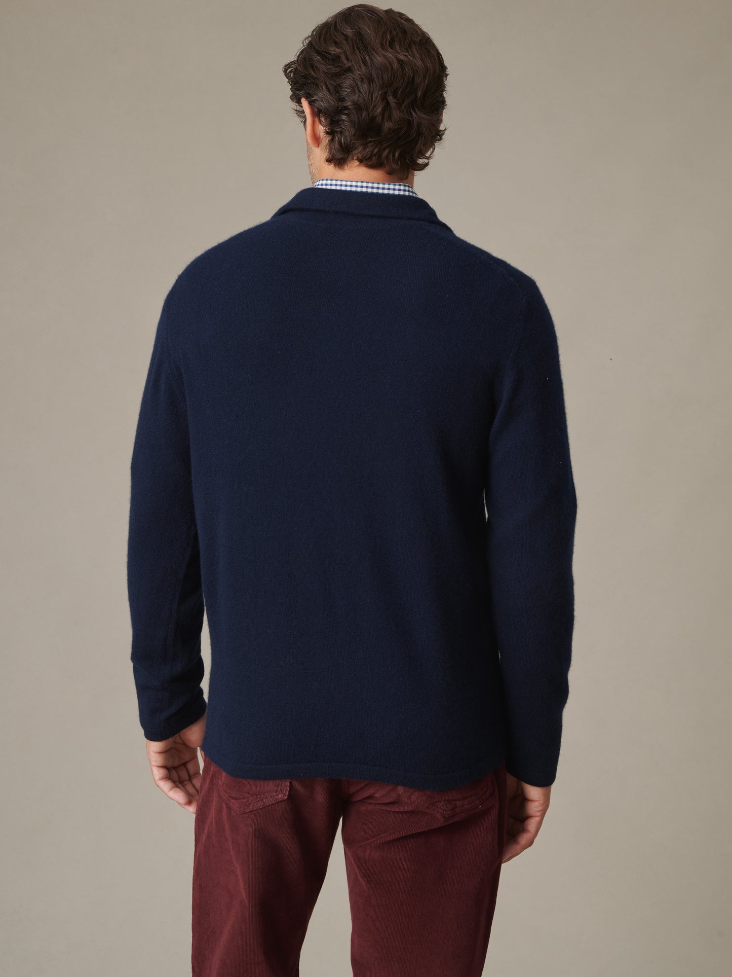 Langston Cashmere Polo Sweater