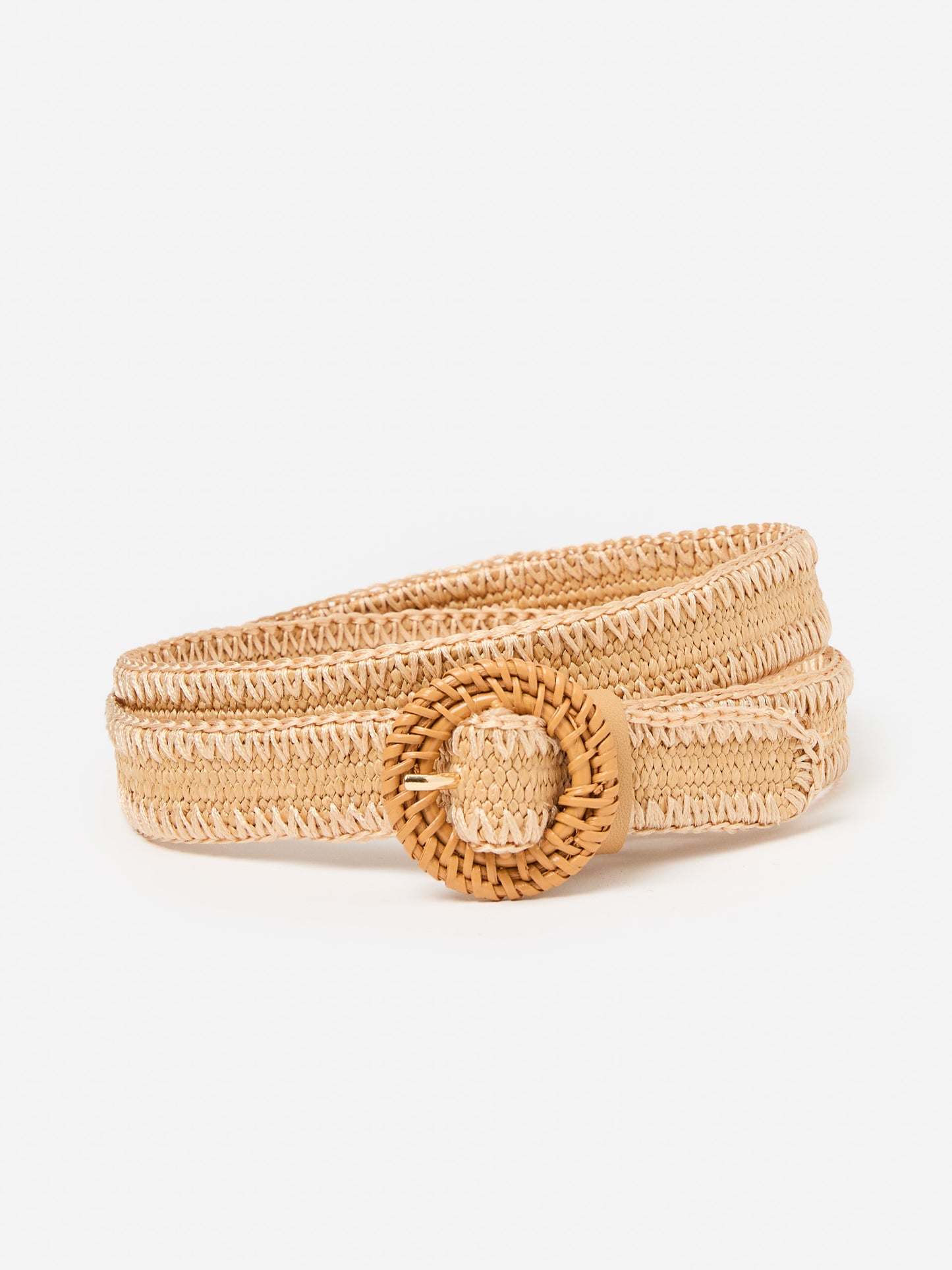 J.McLaughlin Mini Popie belt in natural made with polypropylene.