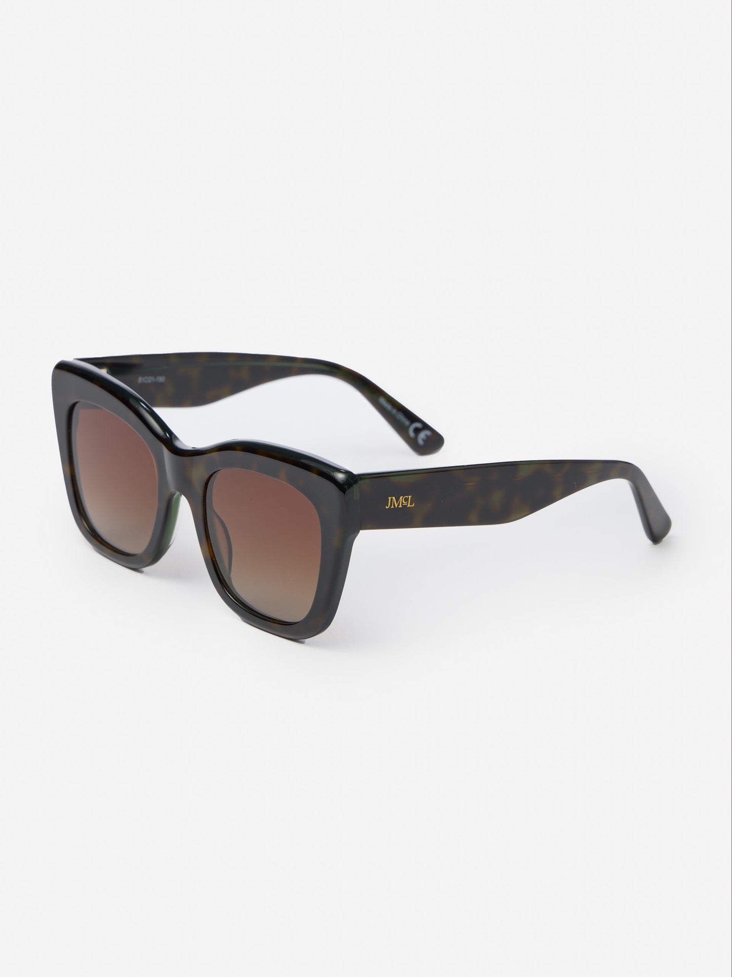J.McLaughlin Nanette sunglasses in green made with acetate.
