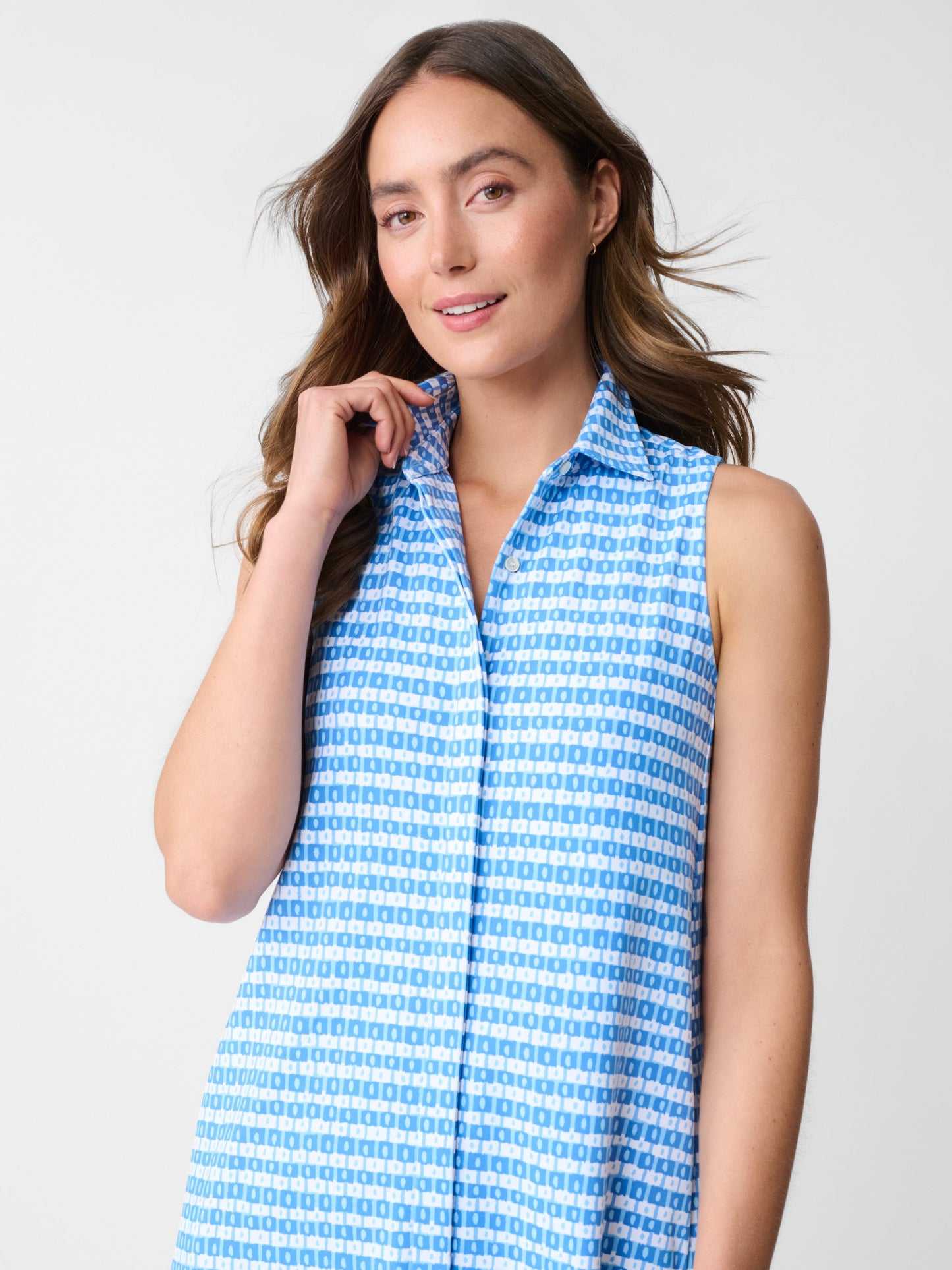 Negin Dress in Aberdeen Geo