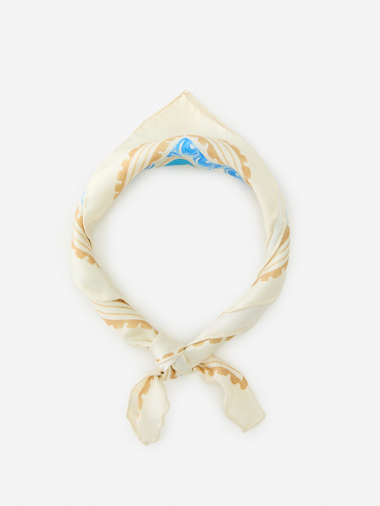 J.McLaughlin Nikka scarf in aqua/multi made with silk.