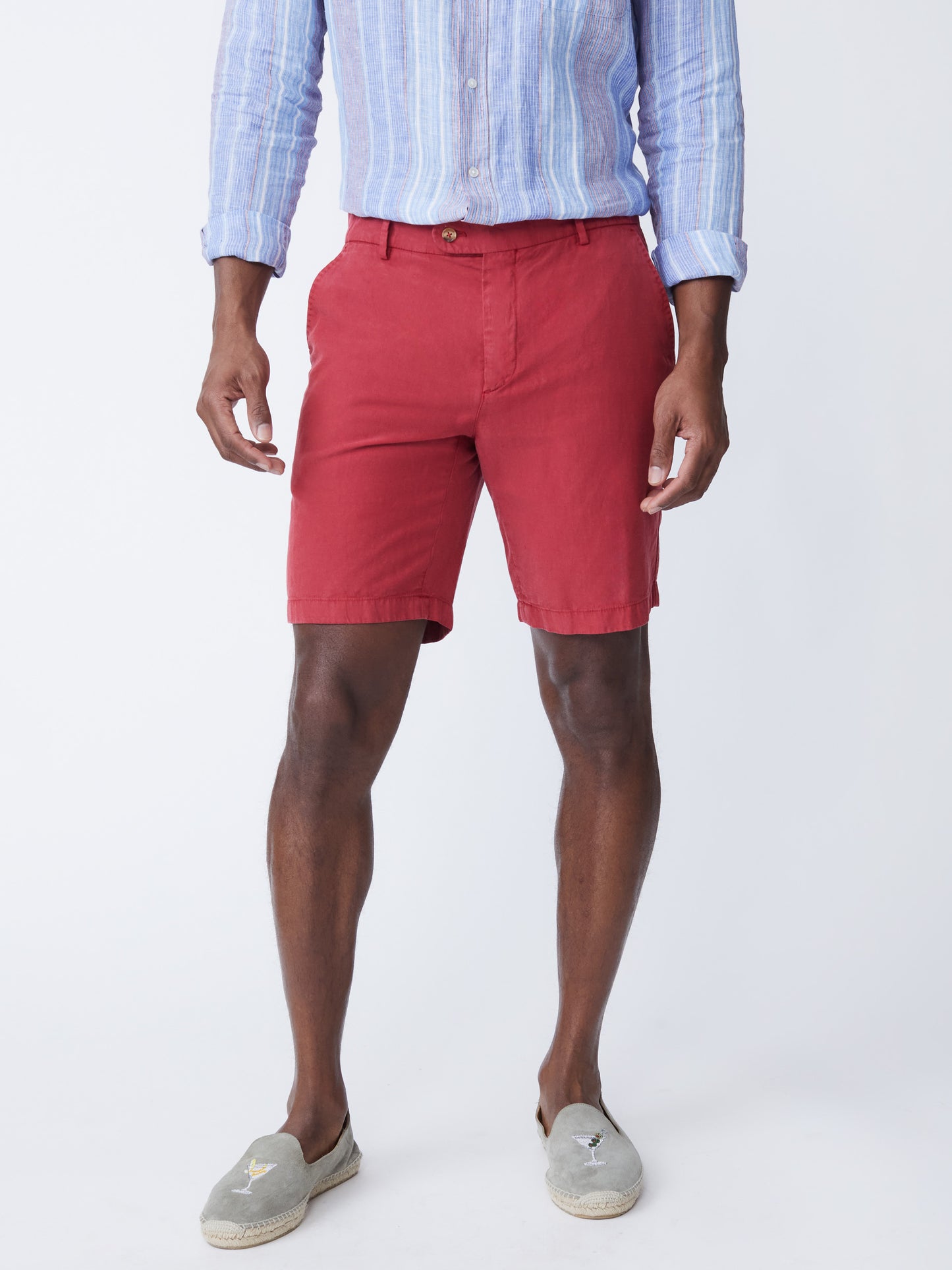 Oliver 9" Shorts in Italian Summer Twill