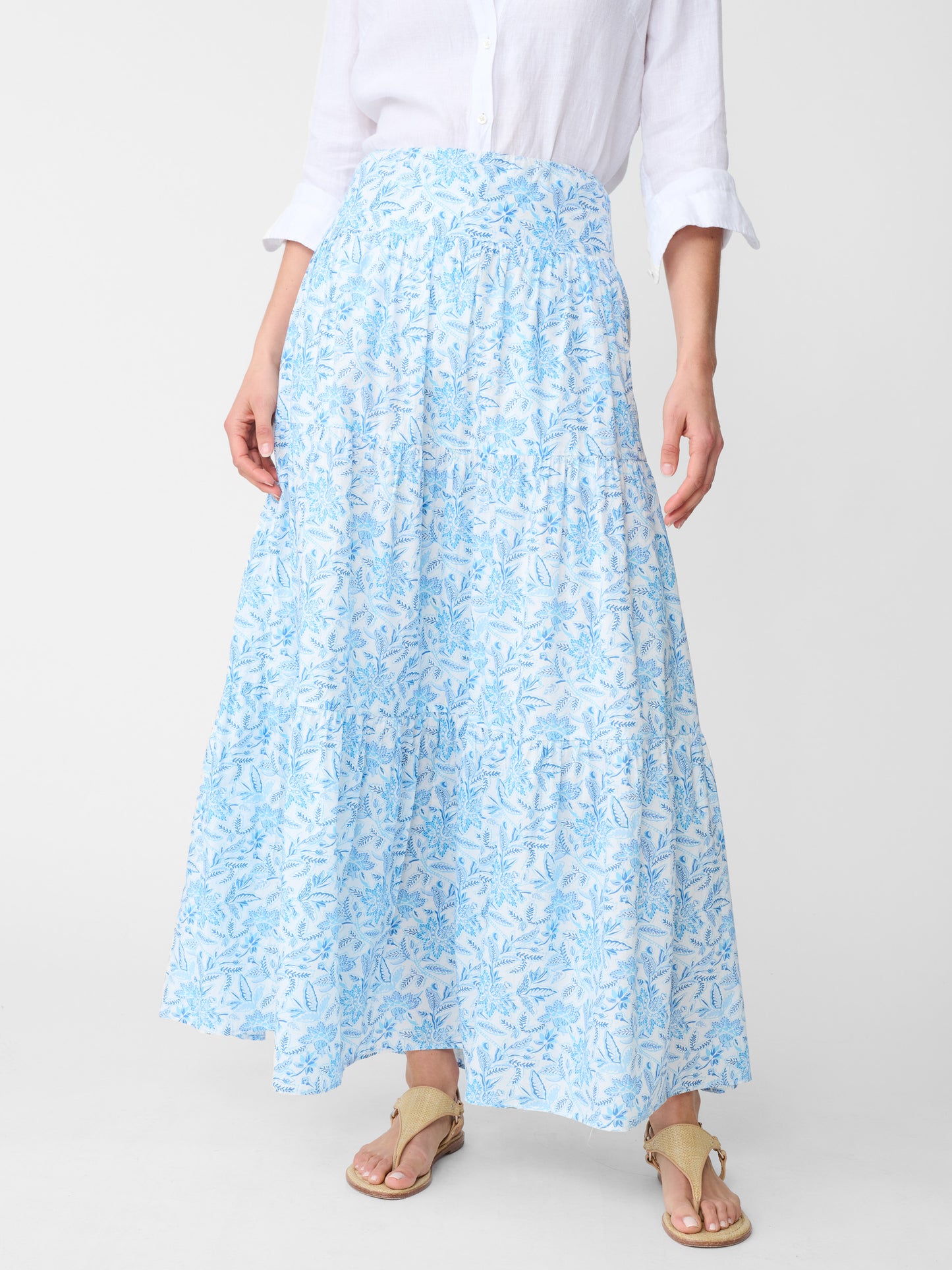 Ophelia Maxi Skirt in Mini Bloomsbury