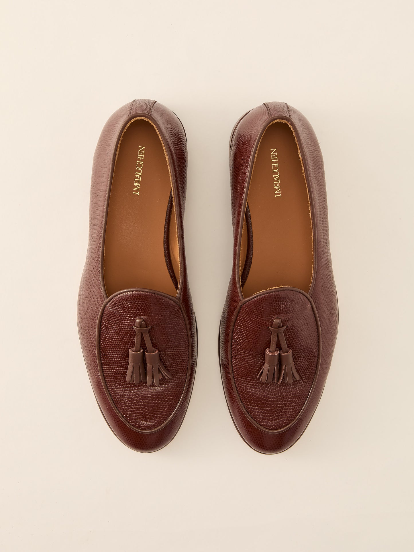 J.McLaughlin Oskar loafers in Brown made with Leather.