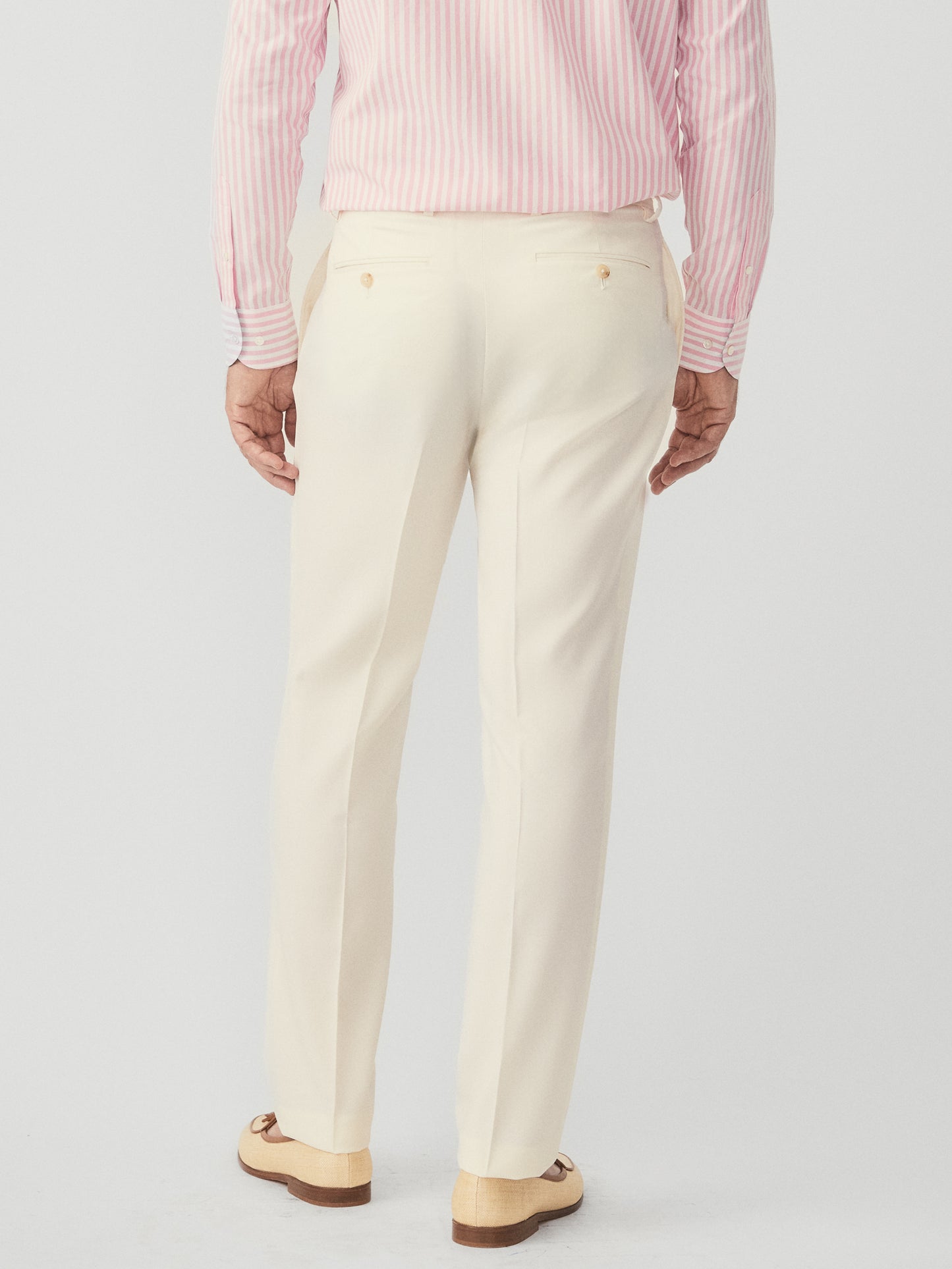 J.McLaughlin Oxford pants in off white made with wool.