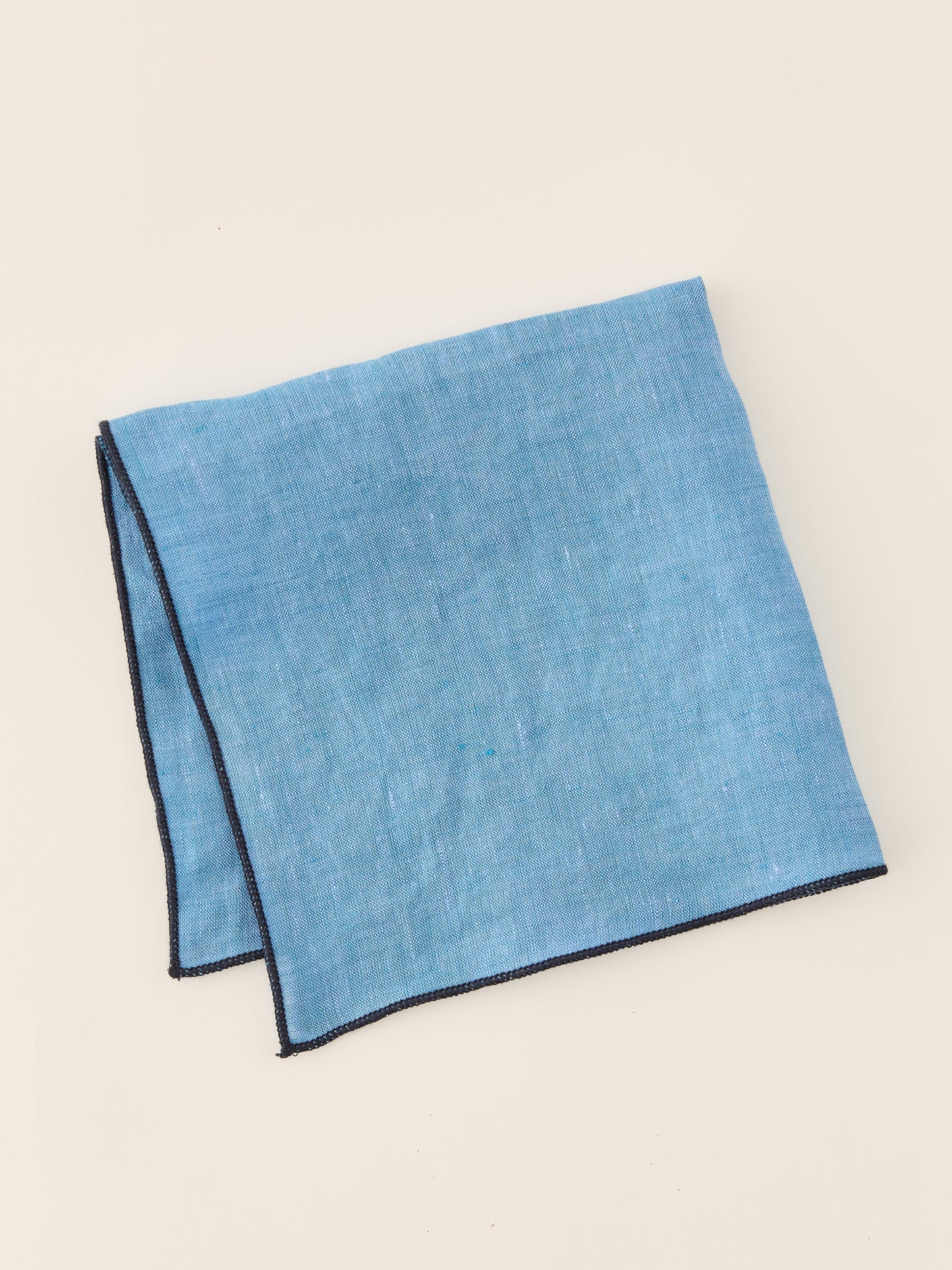 J.McLaughlin Pocket Square in Ocean made with Linen.