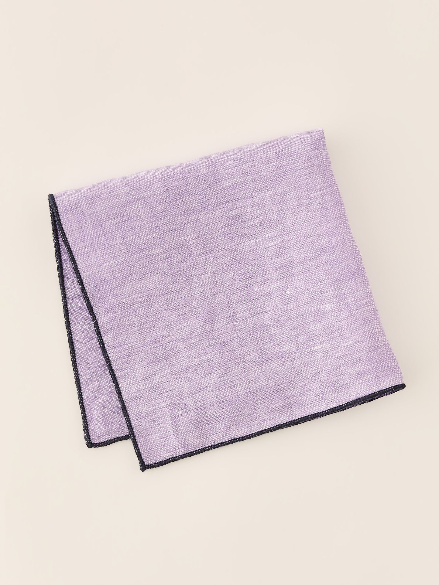 J.McLaughlin Pocket Square in Purple made with Linen.