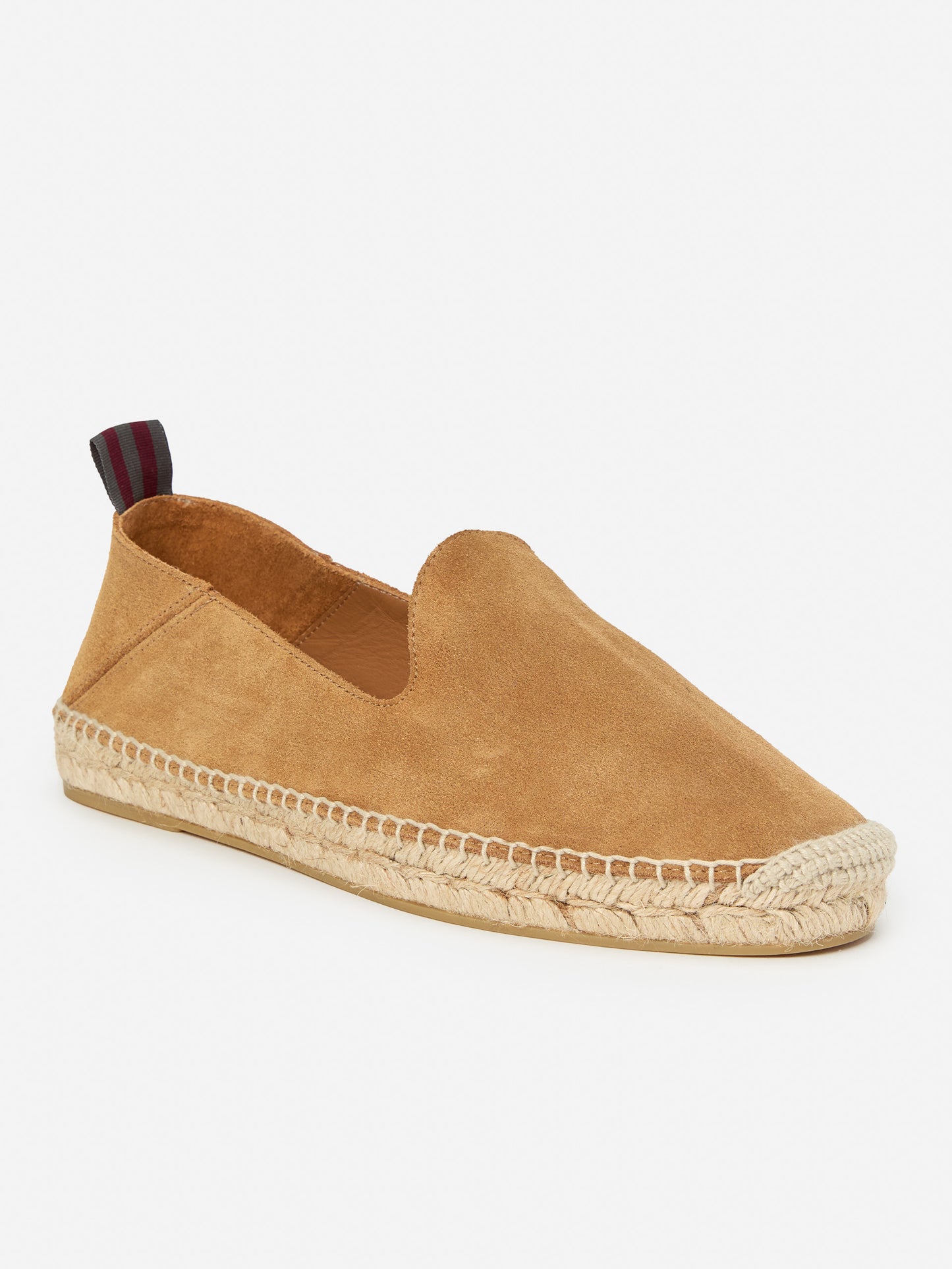 J.McLaughlin Rafe espadrilles in caramel made with suede.