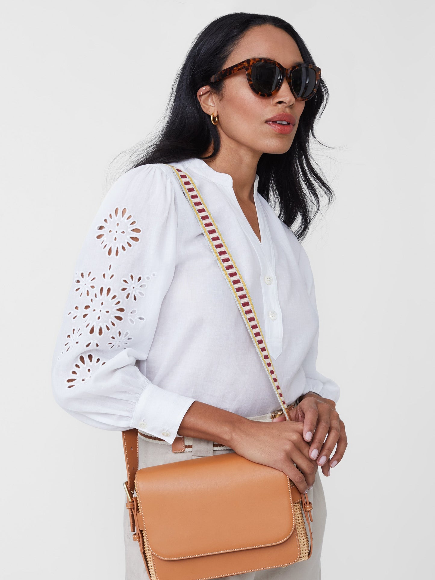 Cabott Wicker Crossbody