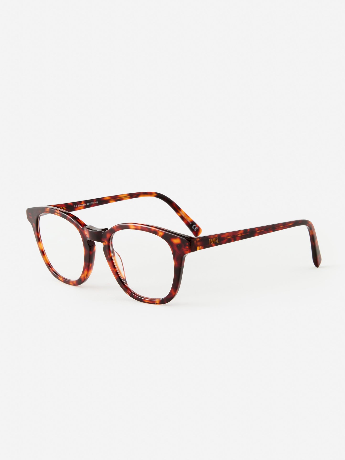 J.McLaughlin Lana readers in brown made with acetate.