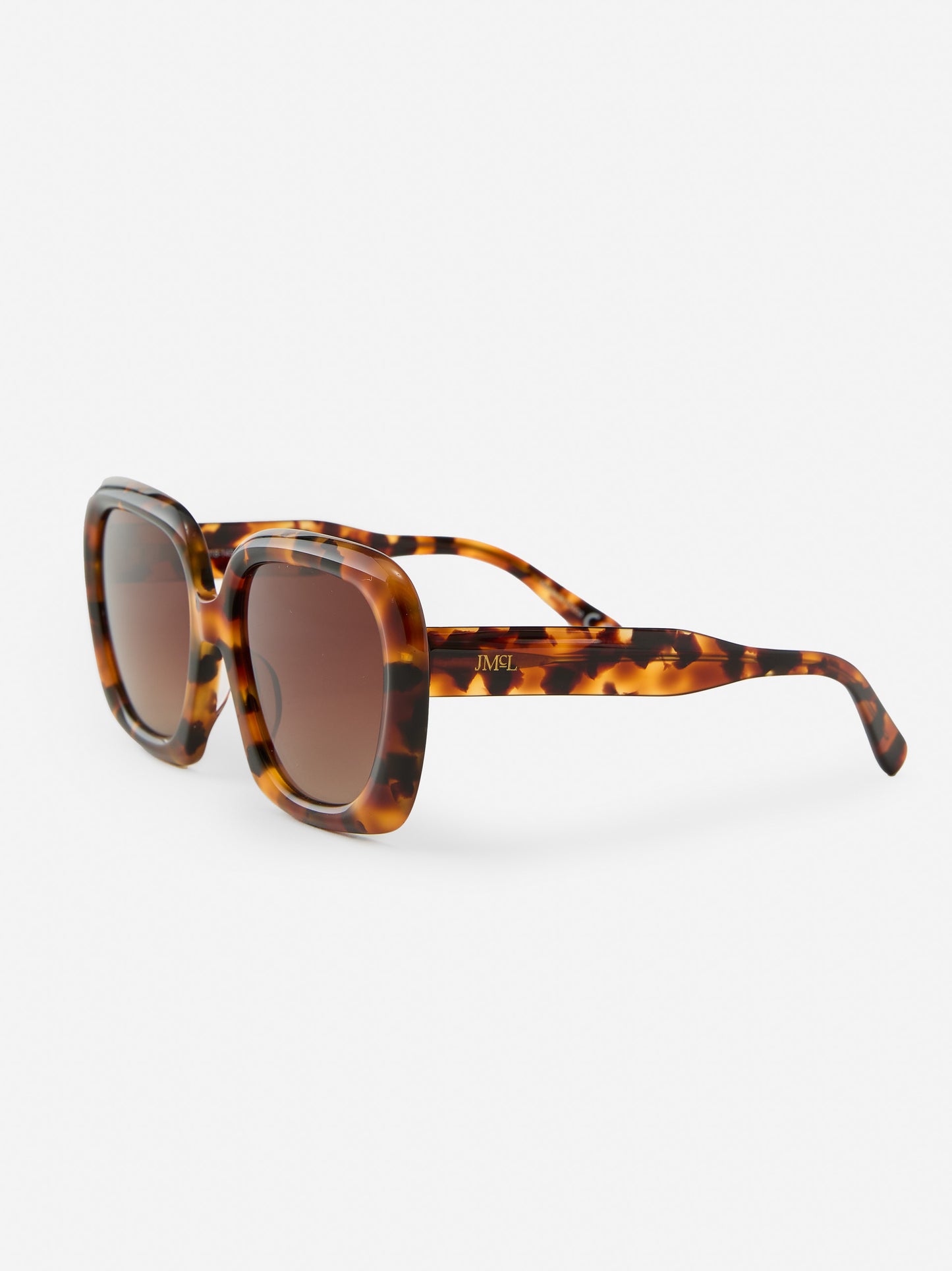 J.McLaughlin Riley sunglasses in brown made with acetate.
