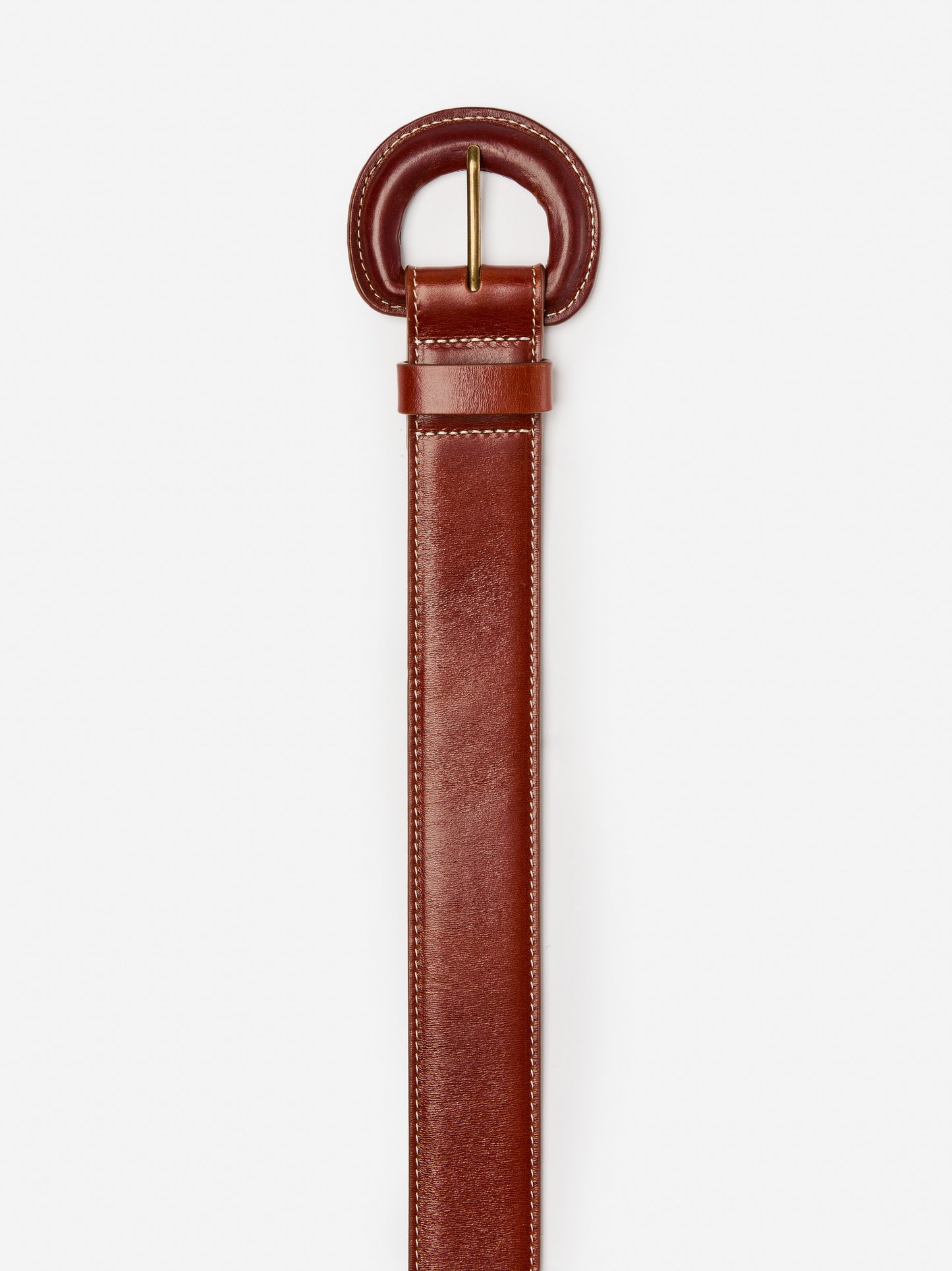 J.McLaughlin Sedona belt in dark vachetta made with leather.